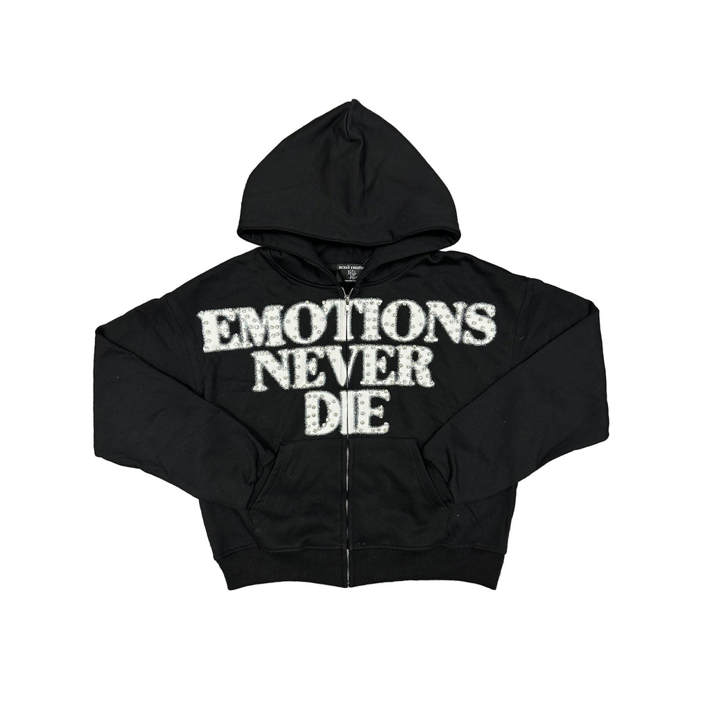 Black Rhinestone hoodie