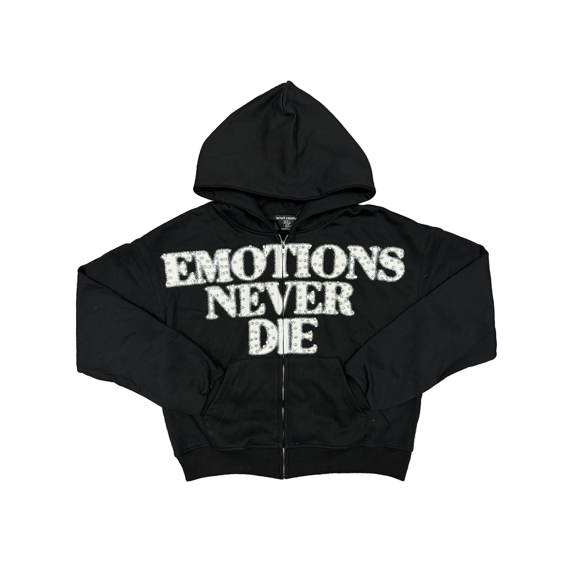 Black Rhinestone hoodie