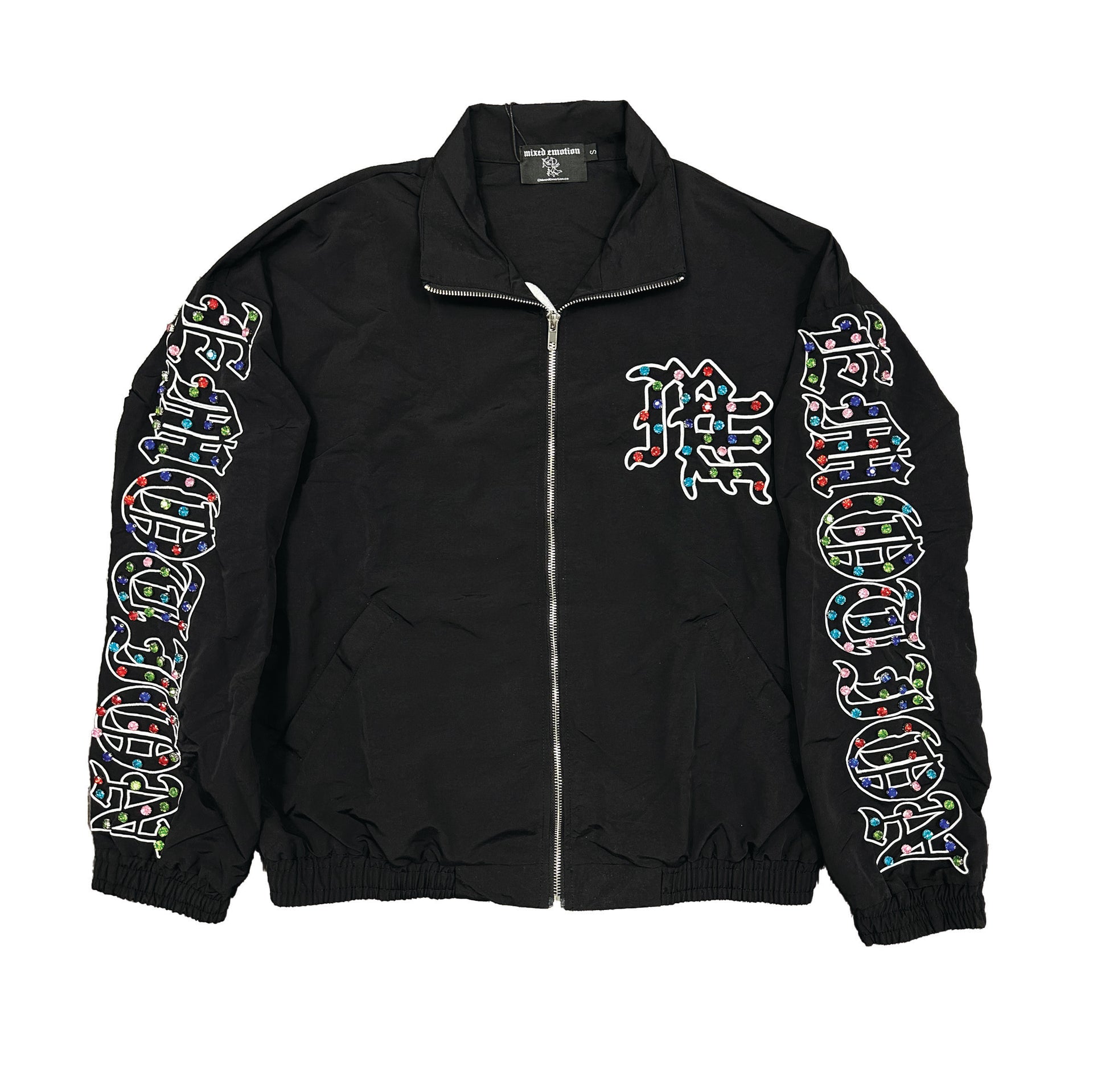 Rhinestone Nylon Jacket