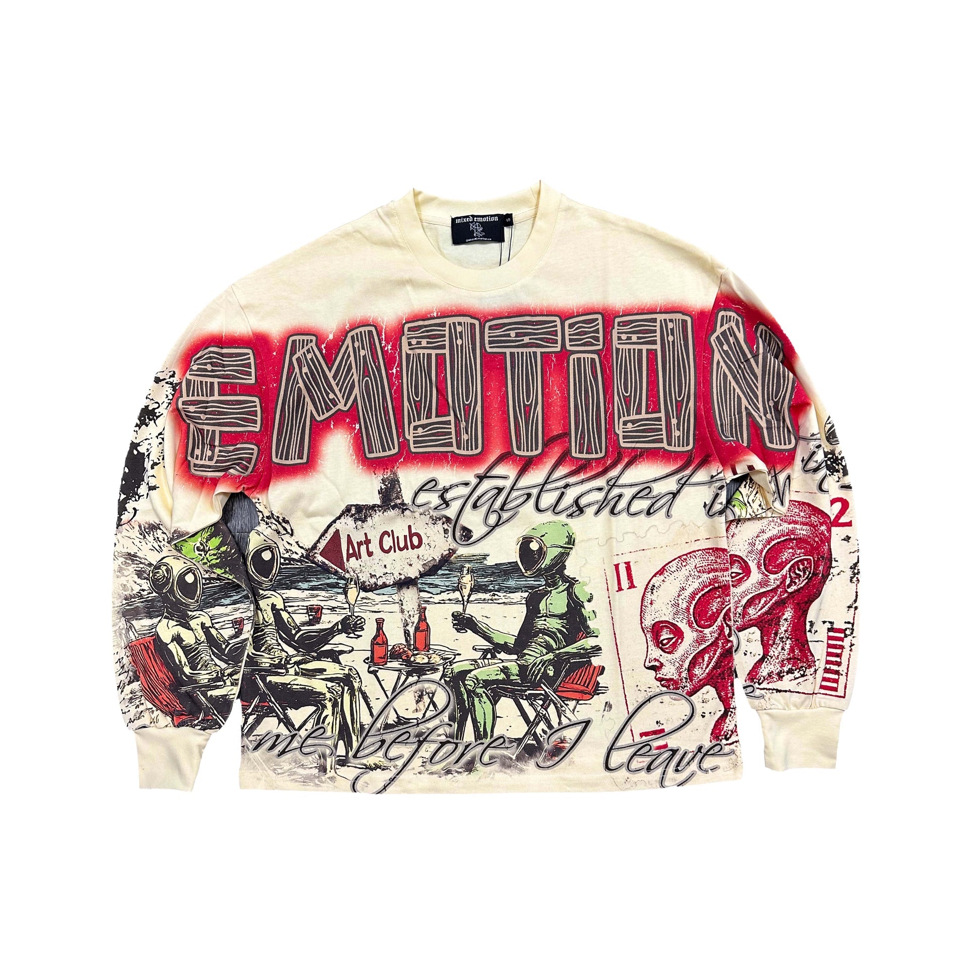 Cream Art Club Long Sleeve