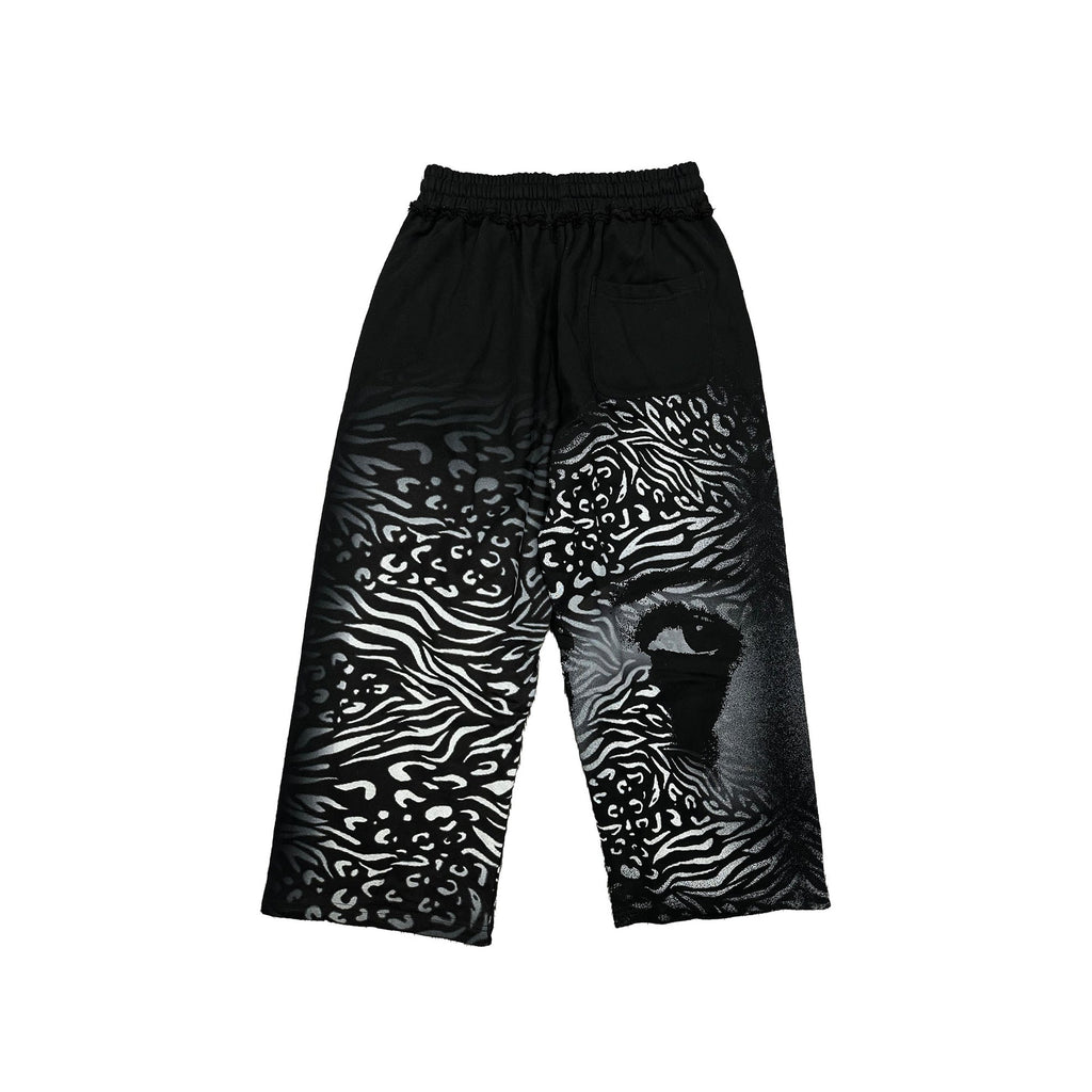 Black Striped Sweatpants