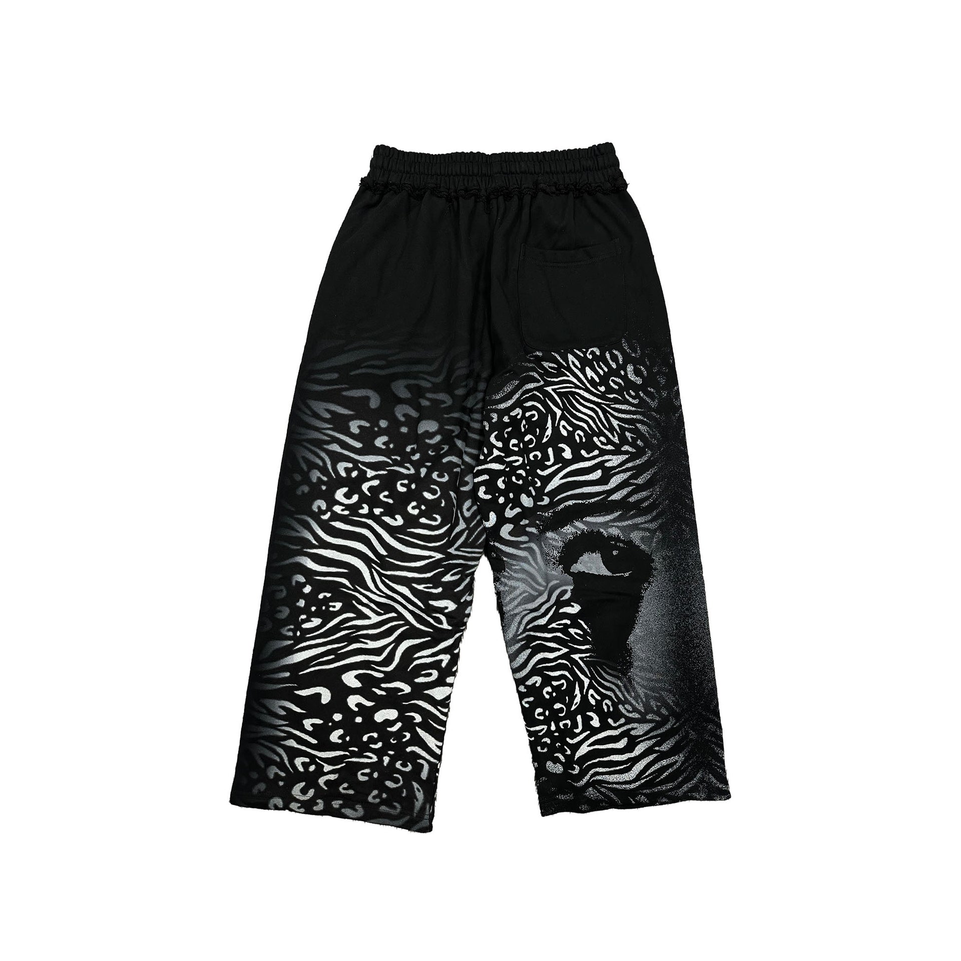 Black Striped Sweatpants