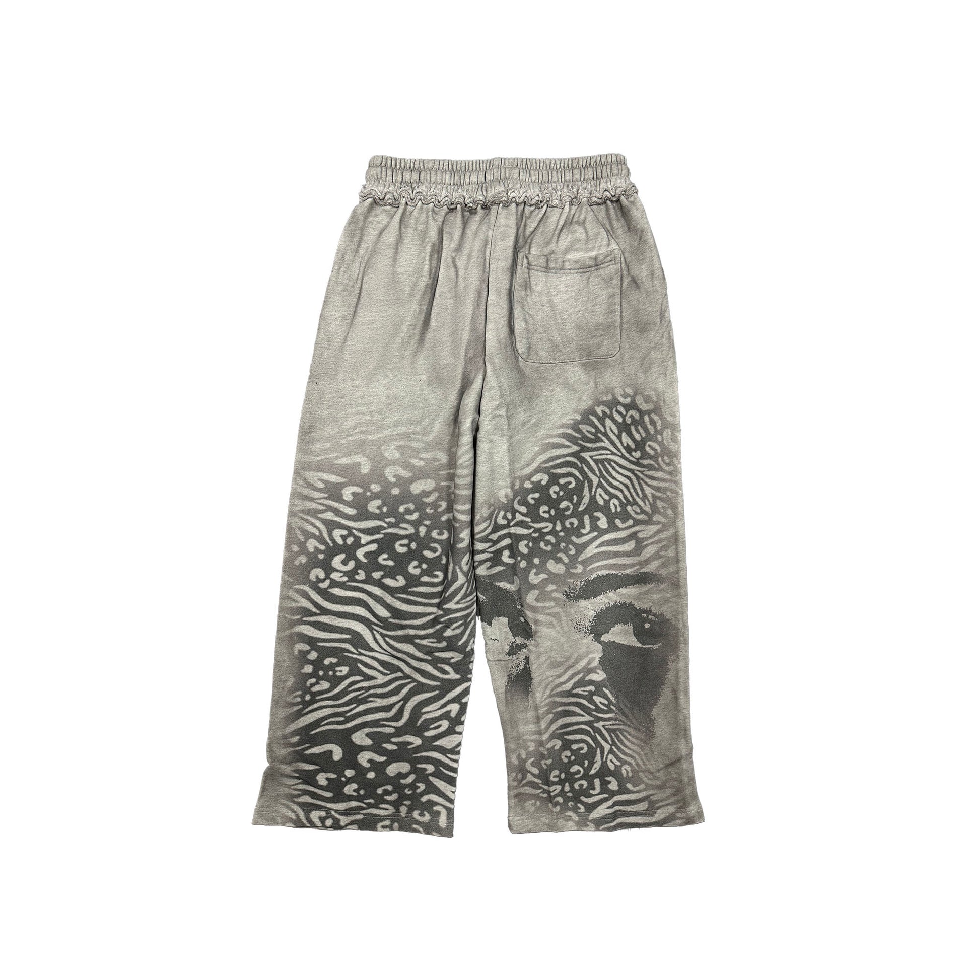 Grey Striped Sweatpants