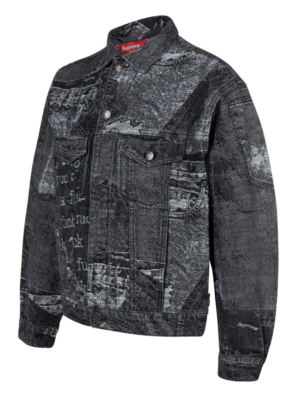Archive denim trucker jacket