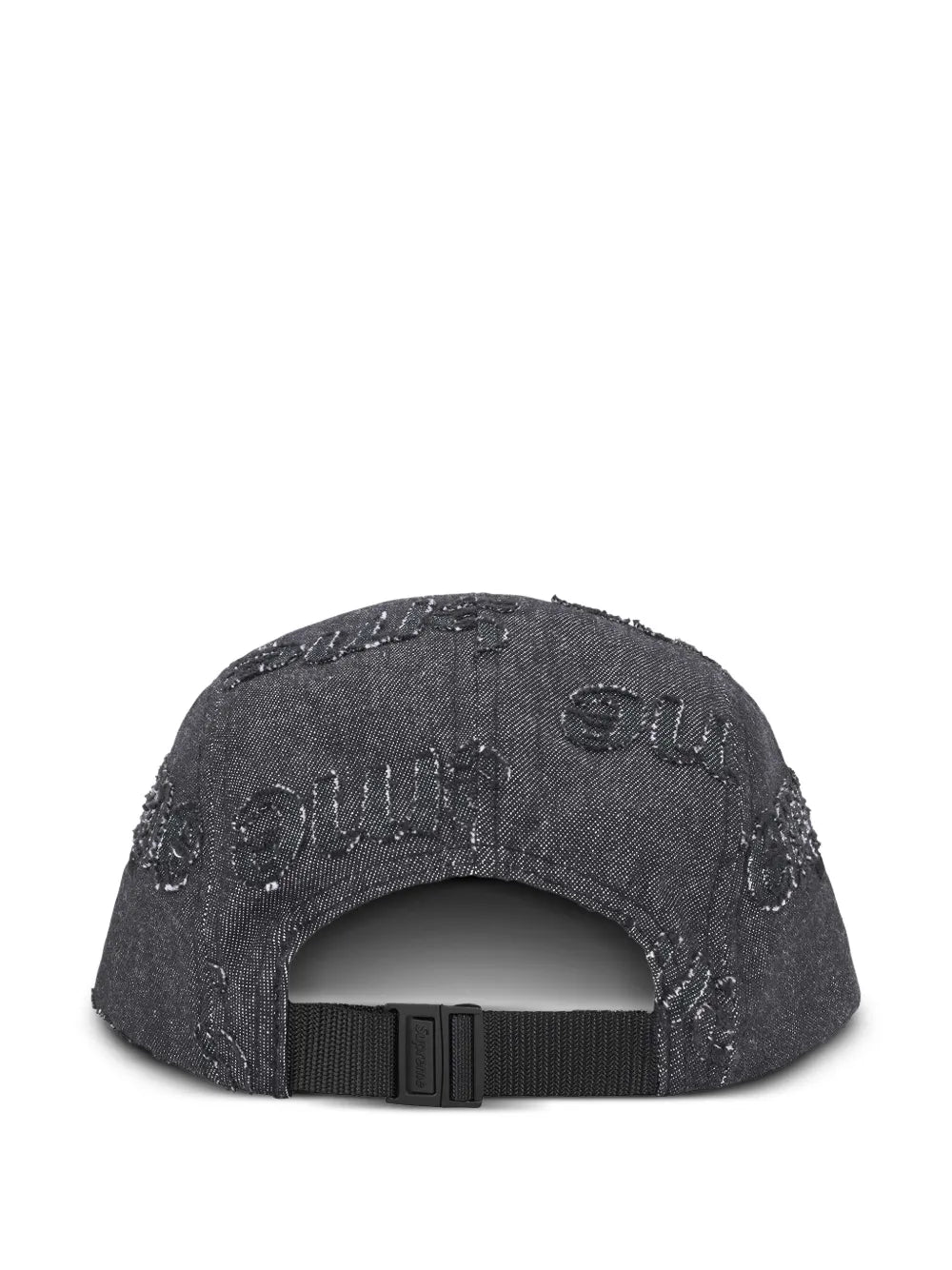 lasered denim cap