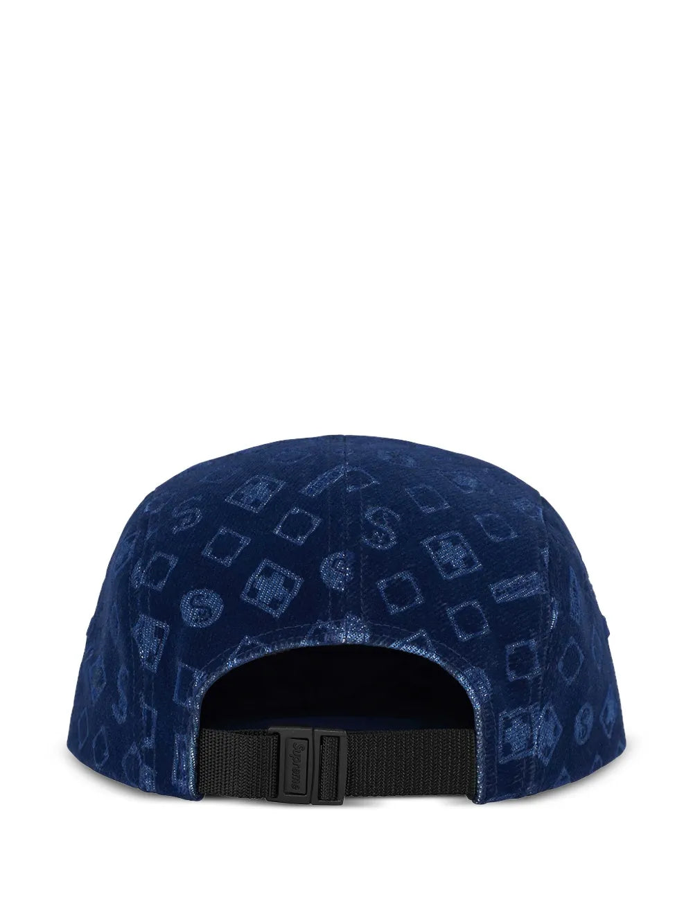 flocked denim "Blue"