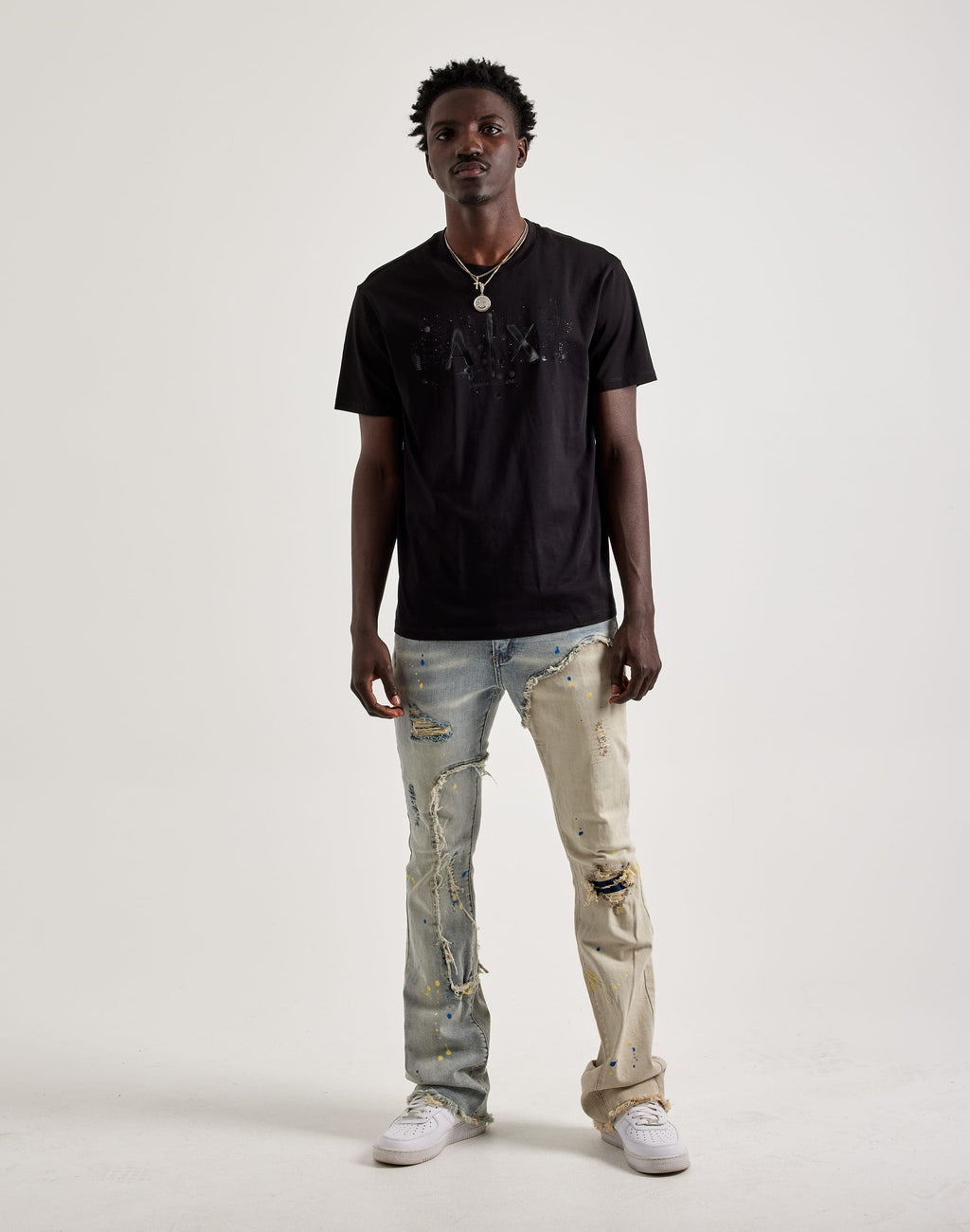 Armani Exchange Paint Splatter