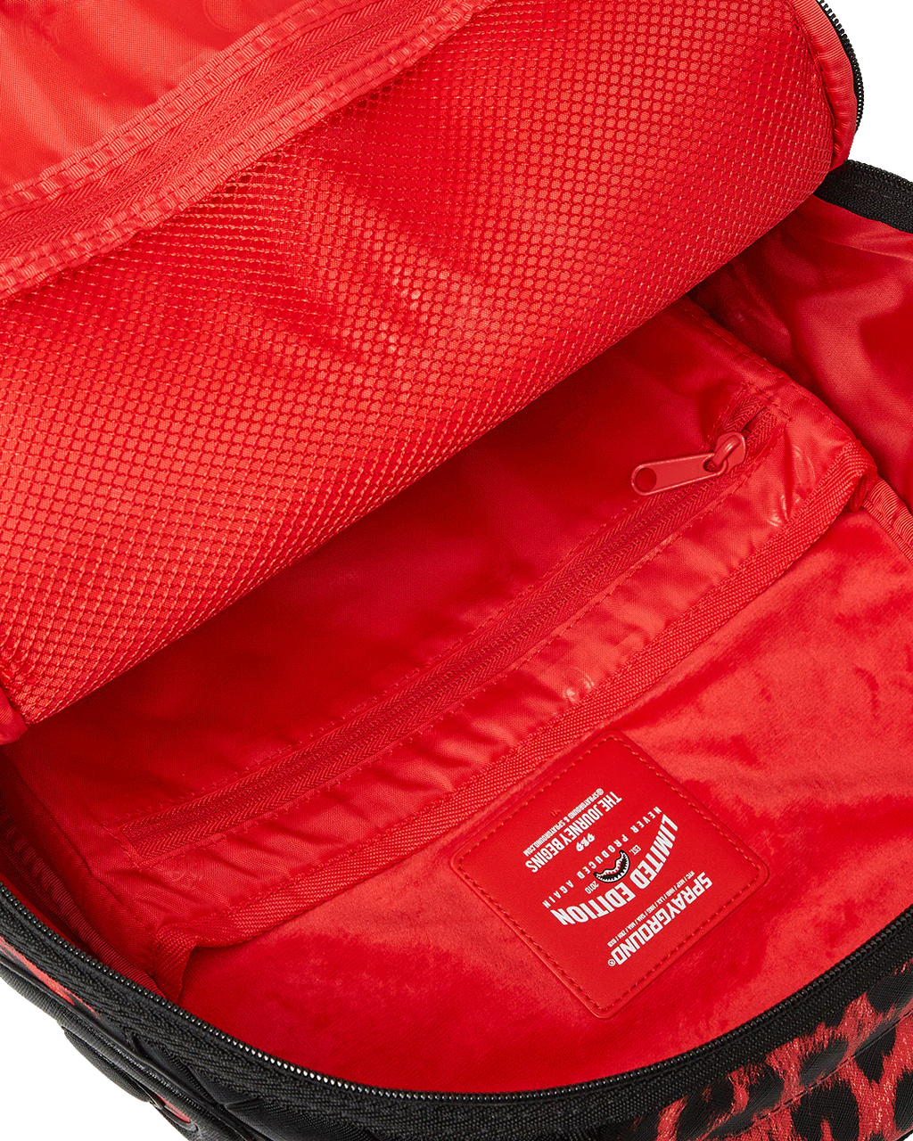 Red Leopard Puffer DLX