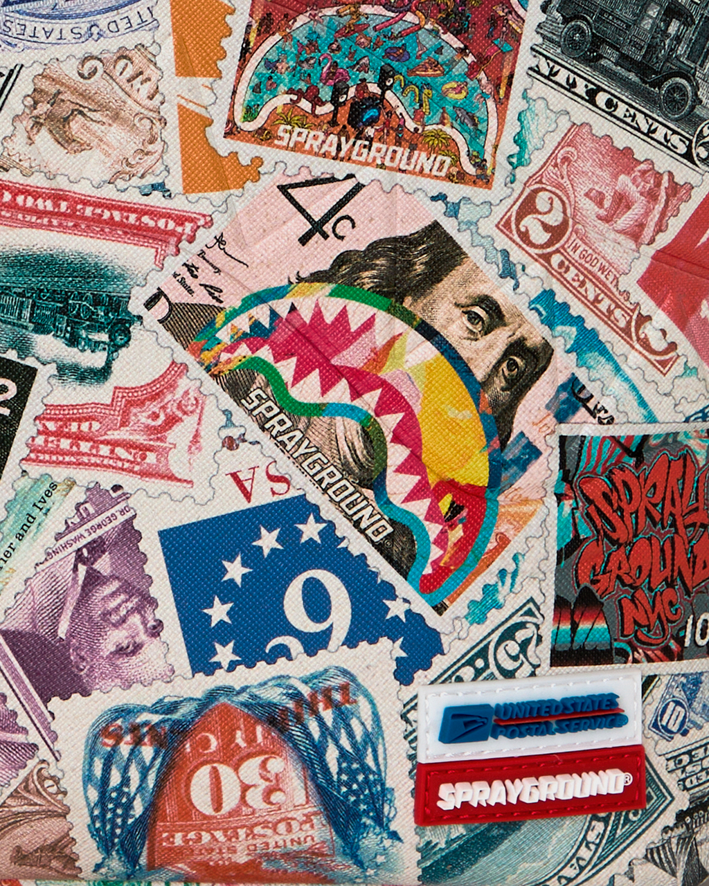 SPRAYGROUND USPS STAMP STAMPEDE BACKPACK