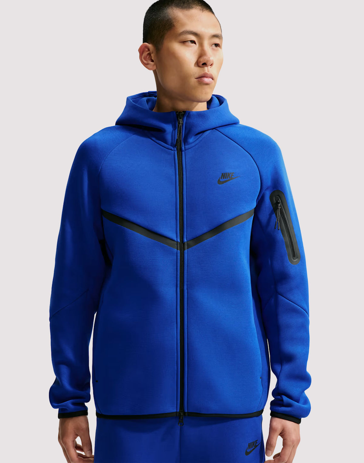Nike Tech Fleece Windrunner Full-Zip Hoodie Blue
