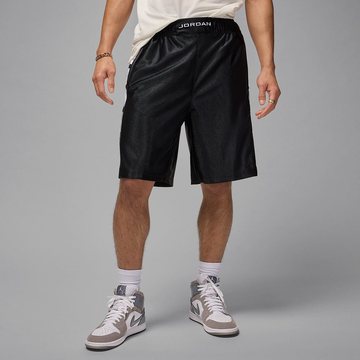 Jordan Brooklyn Cat Scratch Shorts Black