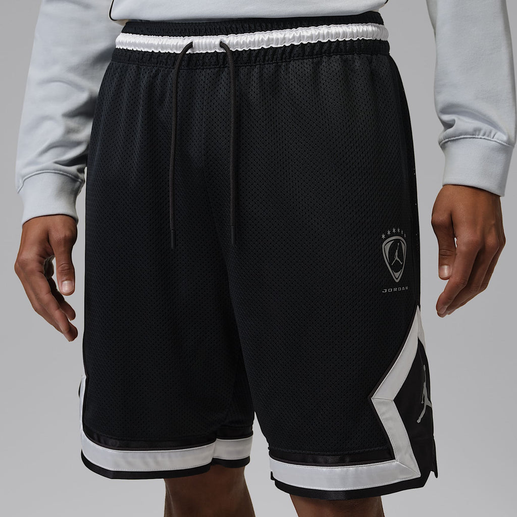 Jordan Brooklyn Diamond Mesh Shorts Black