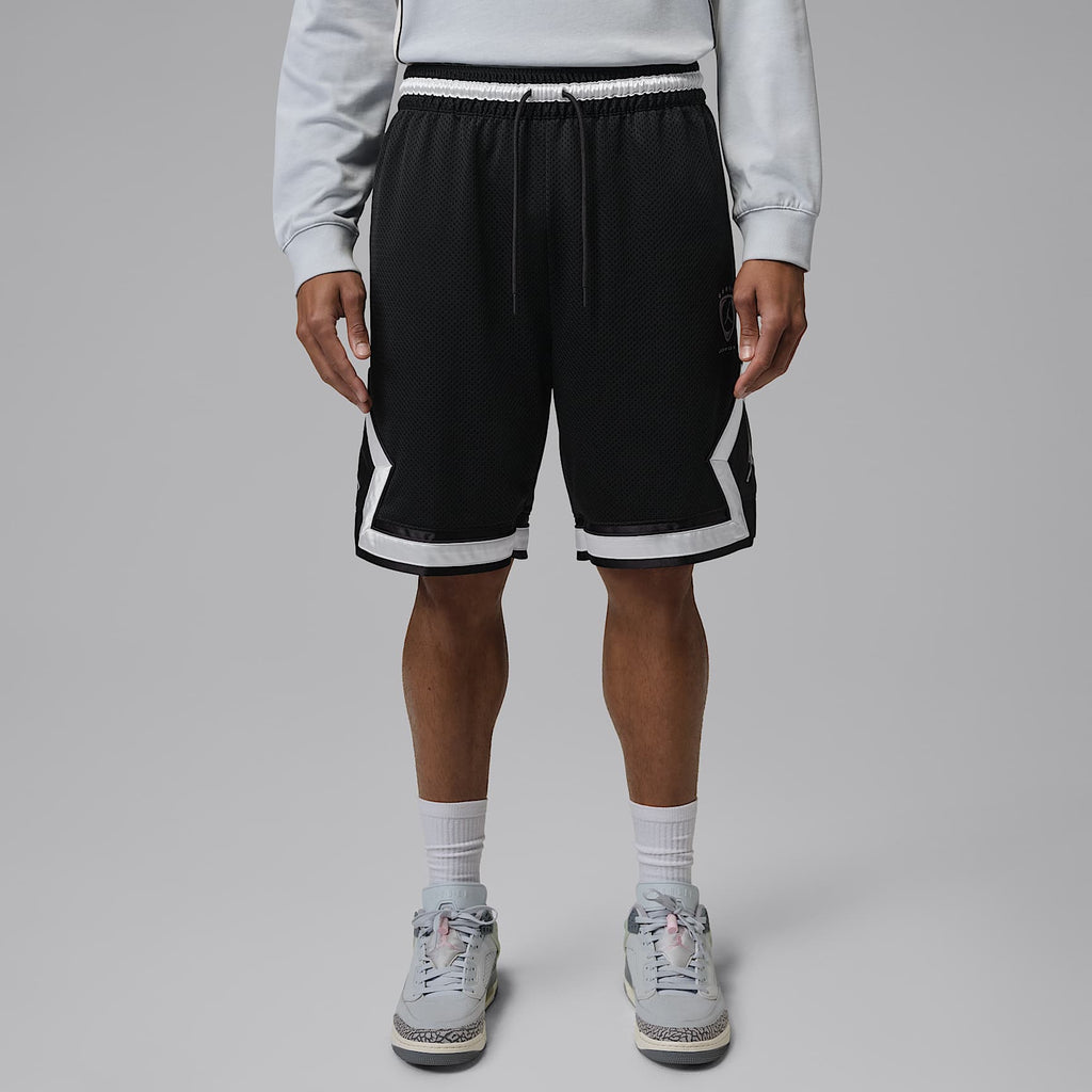 Jordan Brooklyn Diamond Mesh Shorts Black
