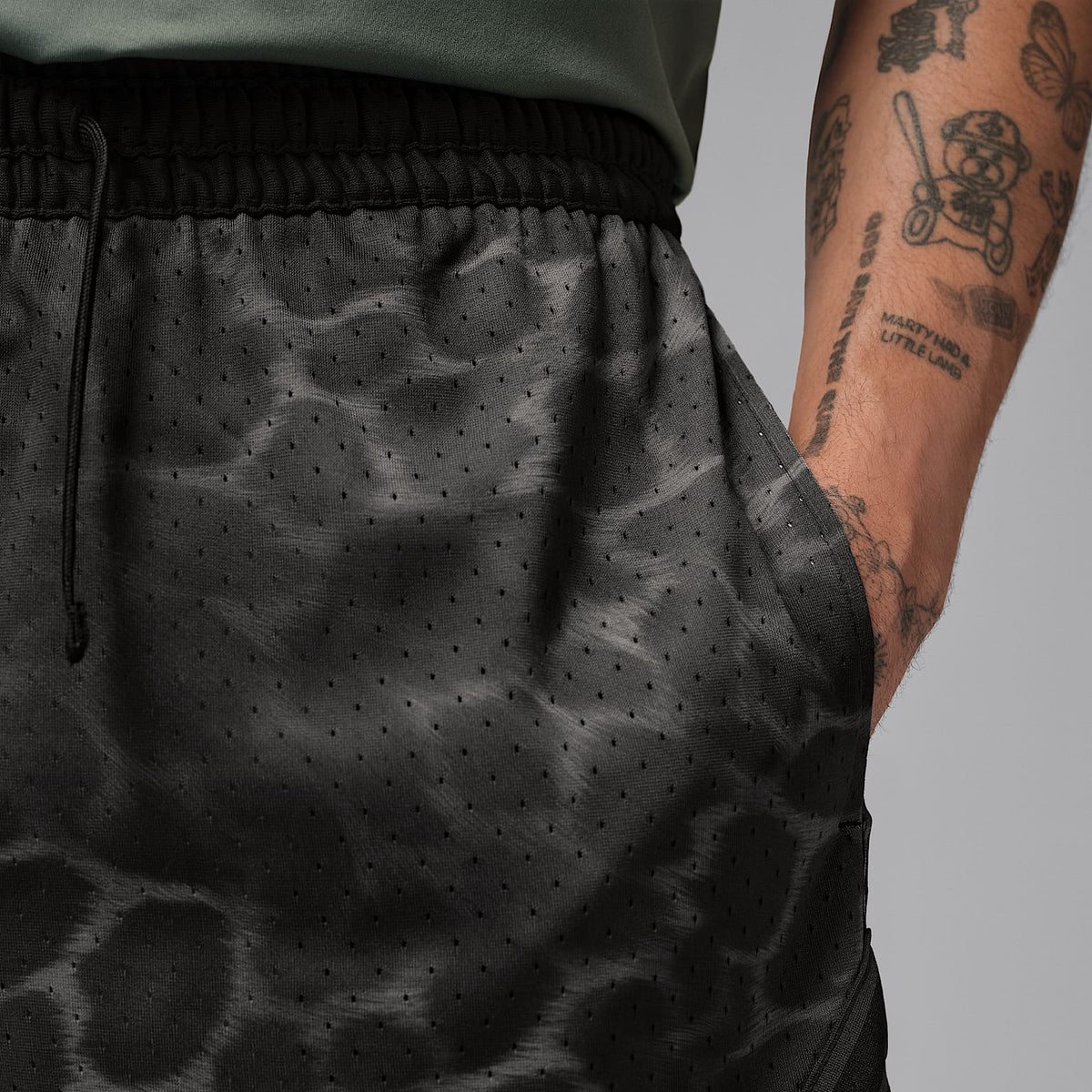 Jordan Sport Dri-FIT Diamond AOP Shorts Black
