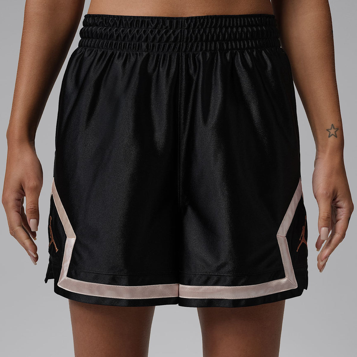 Jordan Diamond Dri-FIT Shorts Black Mujer