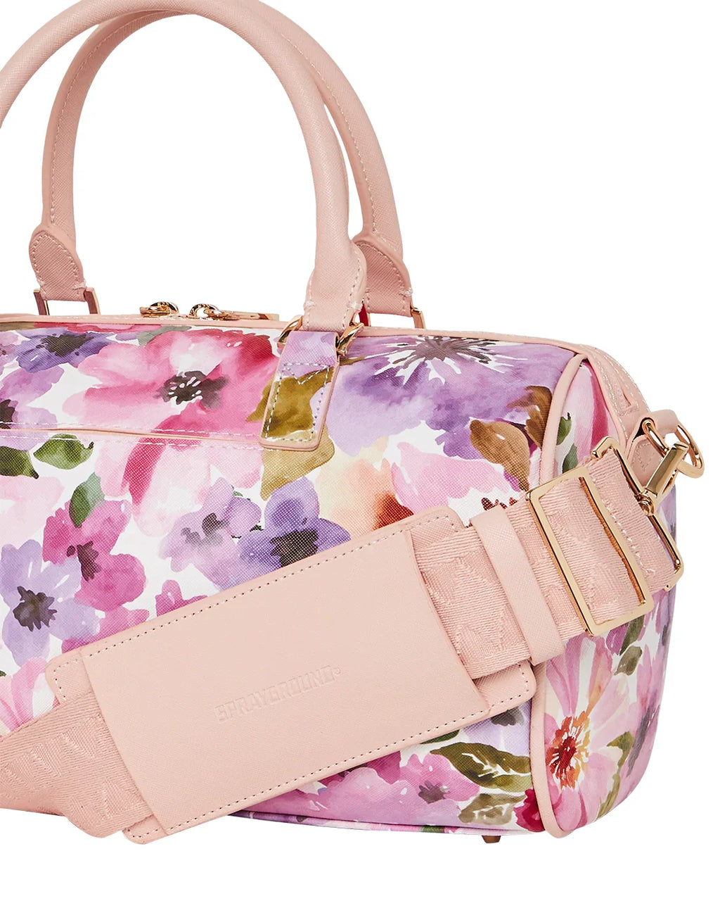 Floral Shark Mini Duffle
