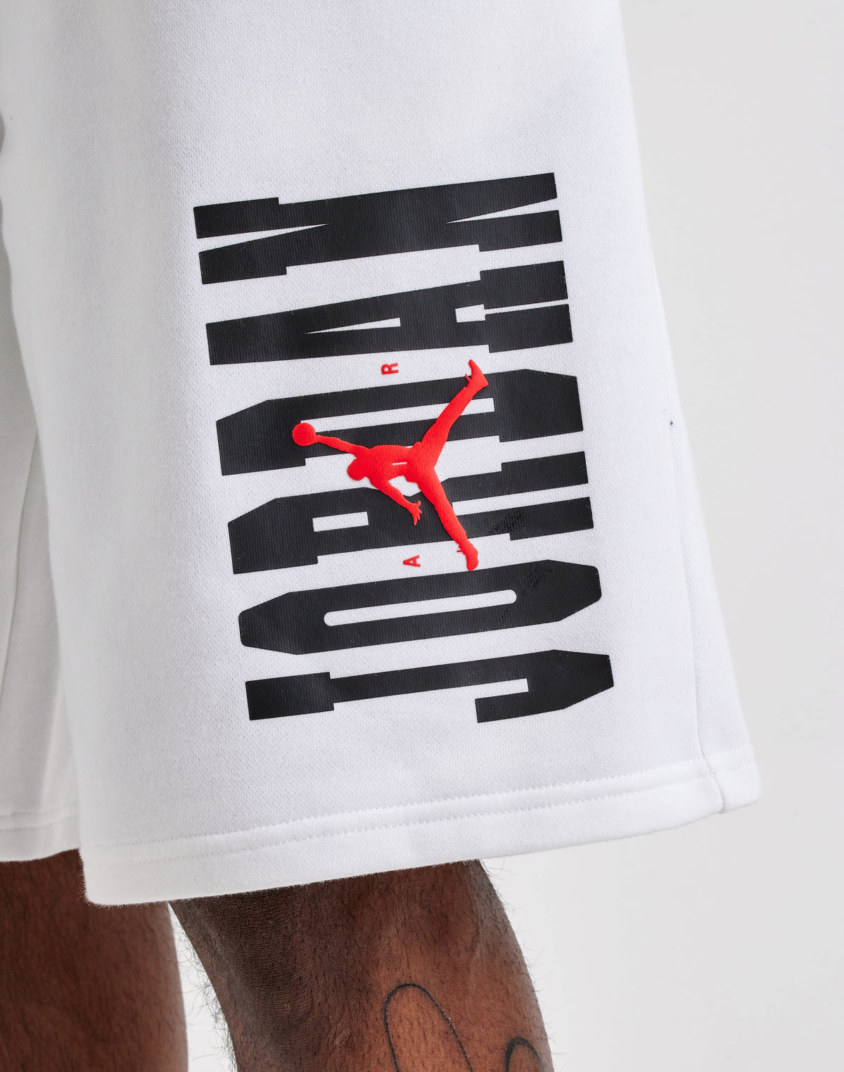 JORDAN BROOKLYN FLEECE SHORTS WHITE