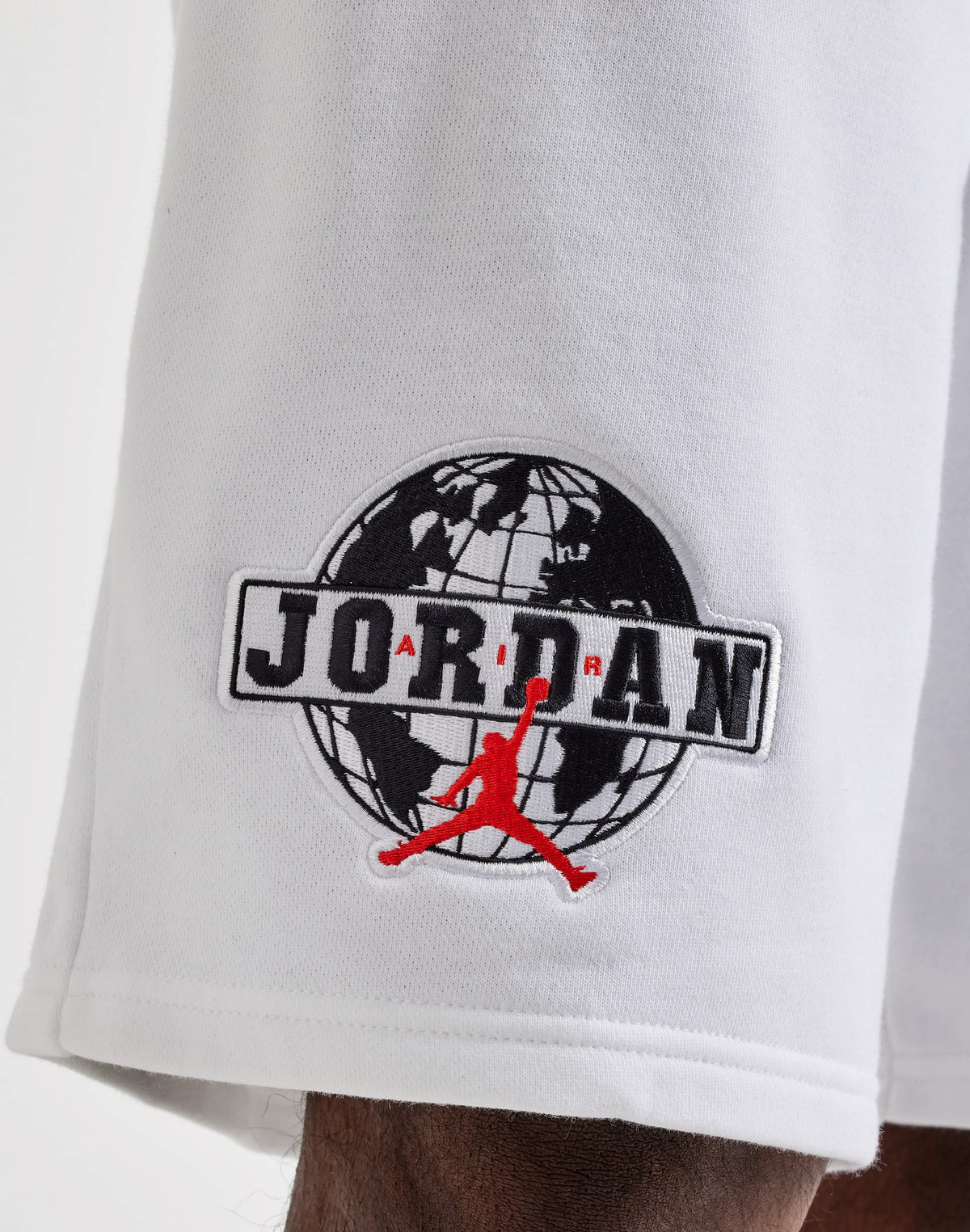 JORDAN BROOKLYN FLEECE SHORTS WHITE