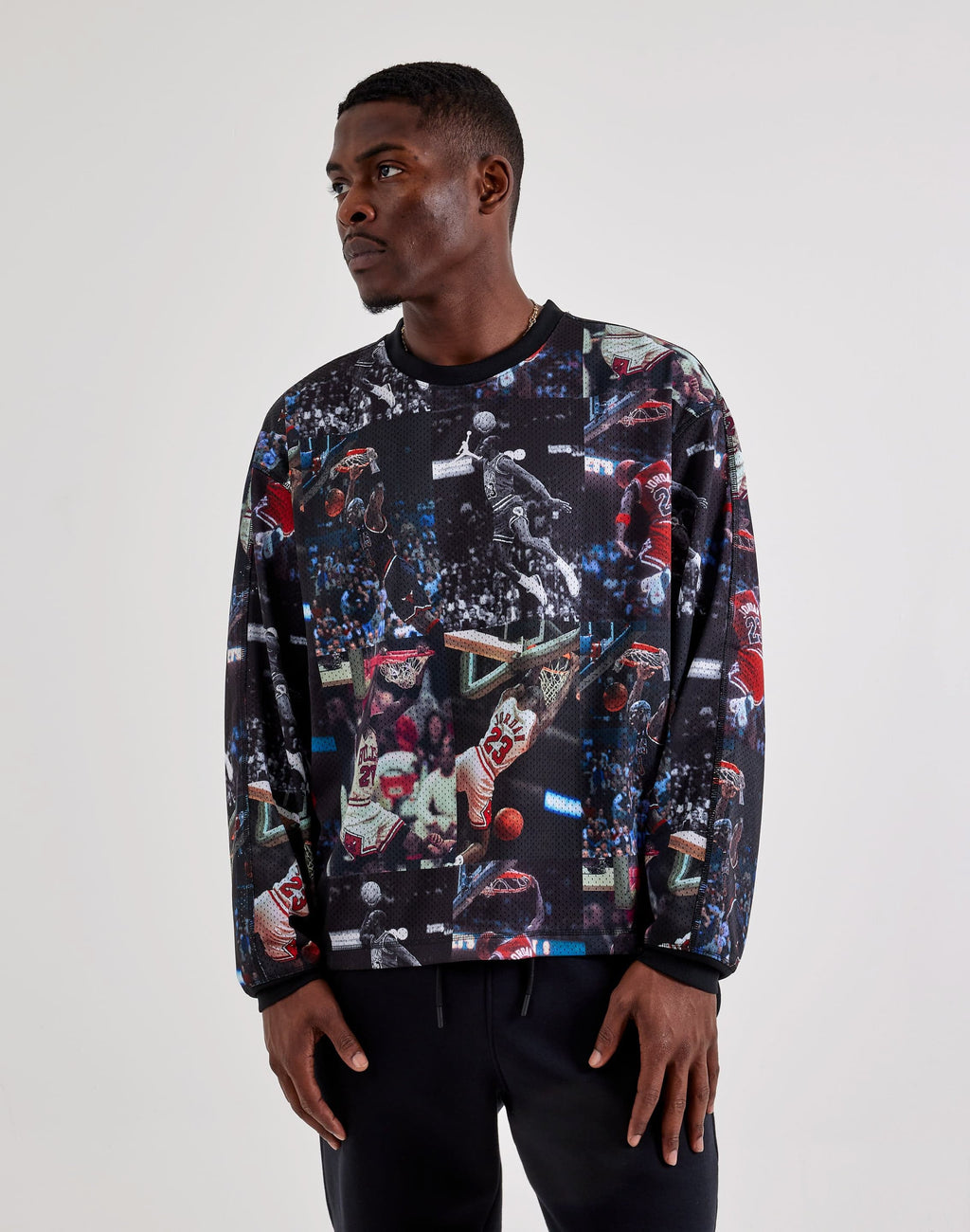 Jordan All Over Print Crewneck Sweatshirt