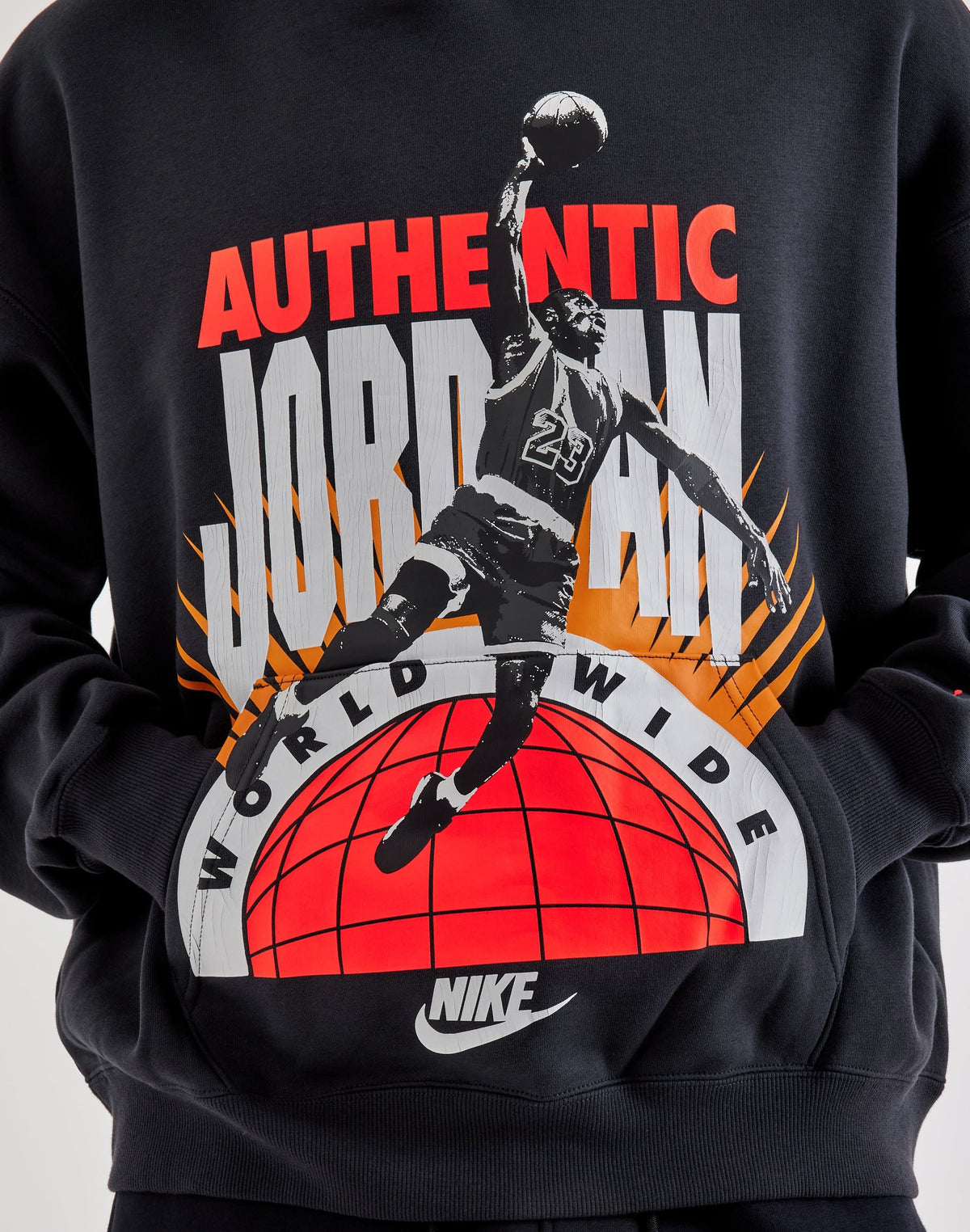 Jordan Authentic Graphic Hoodie Black