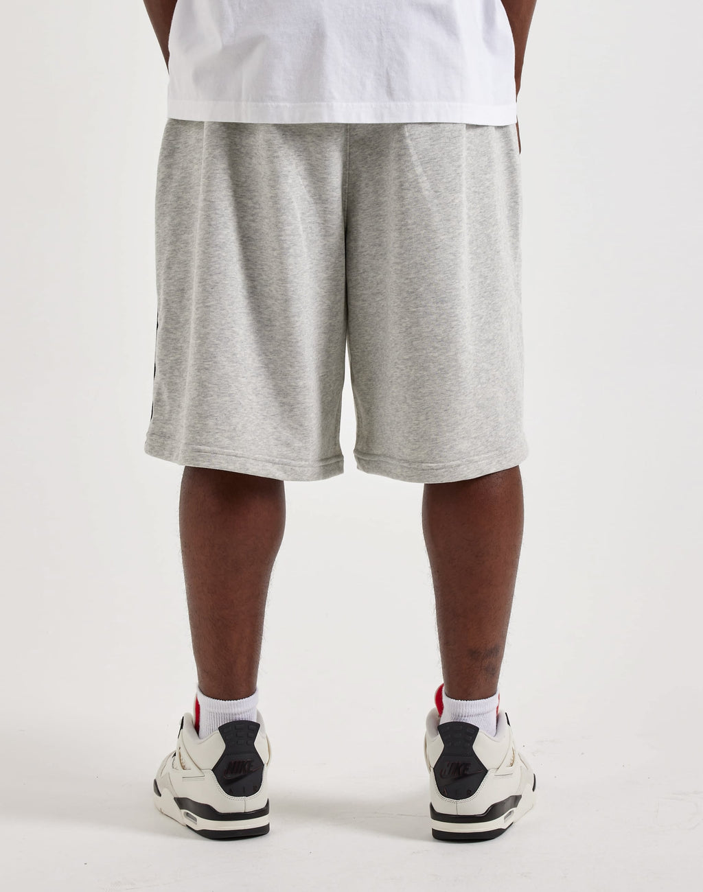 JORDAN BROOKLYN OVERSIZED FLEECE SHORTS GREY (MUJER)