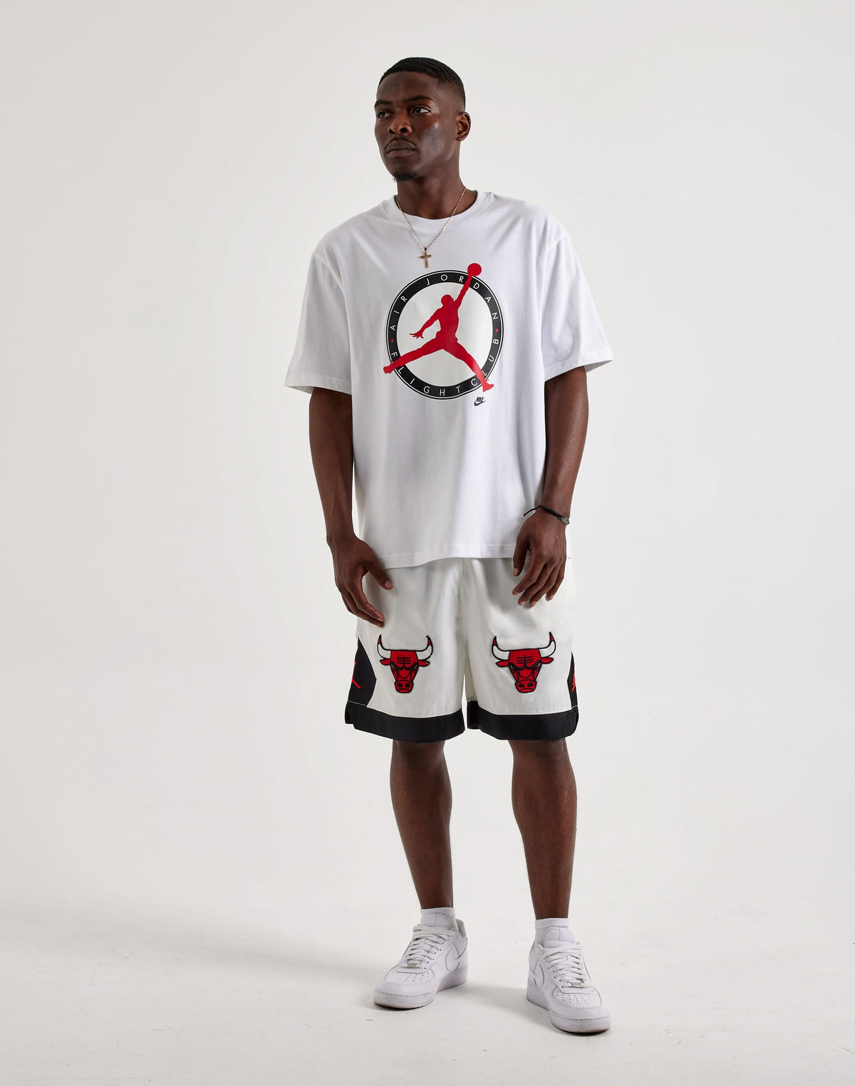 JORDAN FLIGHT MUAY THAI SHORTS CREAM