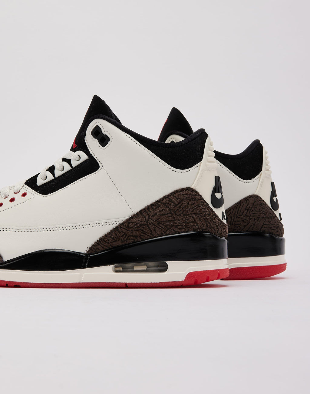 JORDAN AIR JORDAN 3 RETRO 'SAIL AND UNIVERSITY RED'