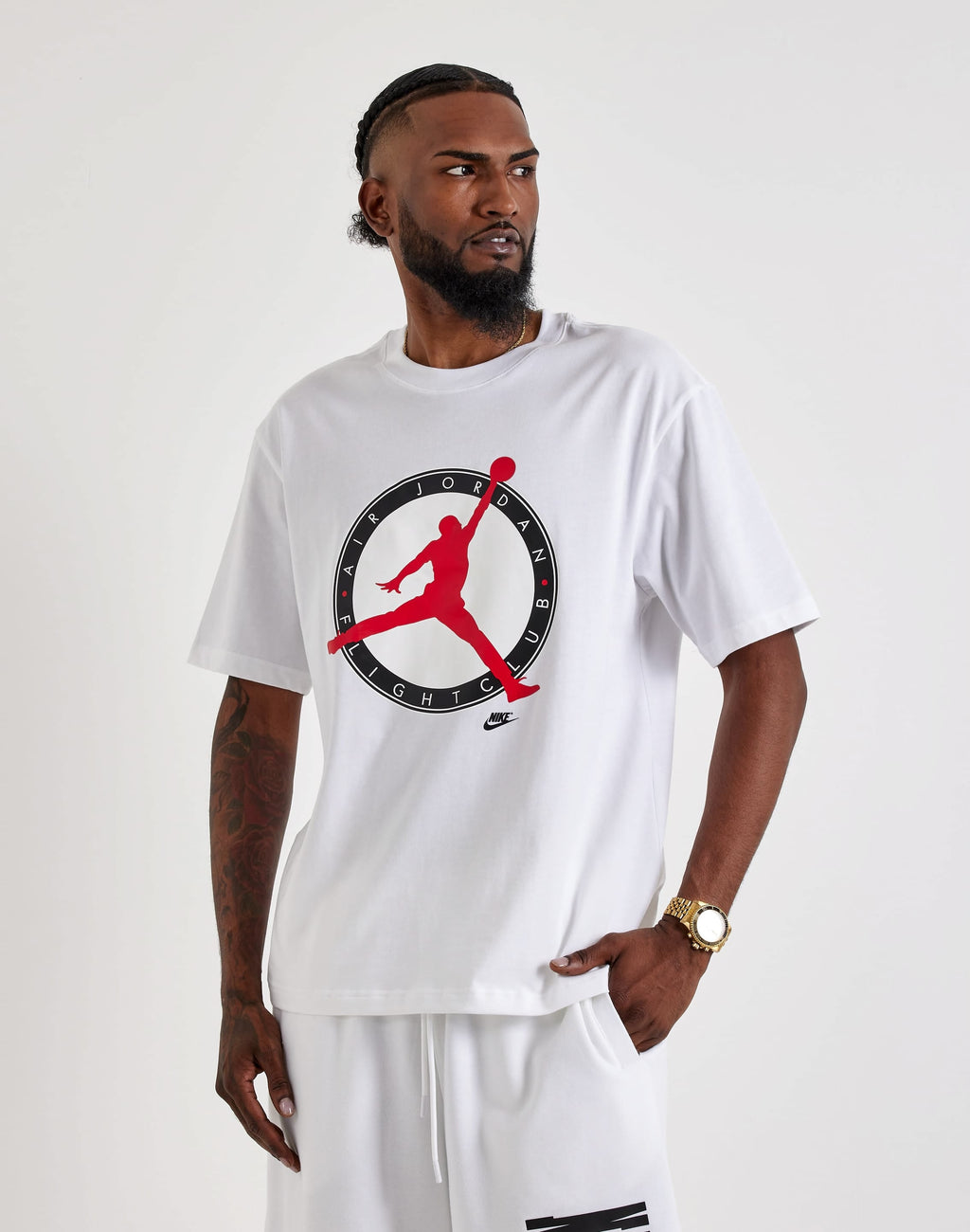 JORDAN FLIGHT CLUB TEE WHITE