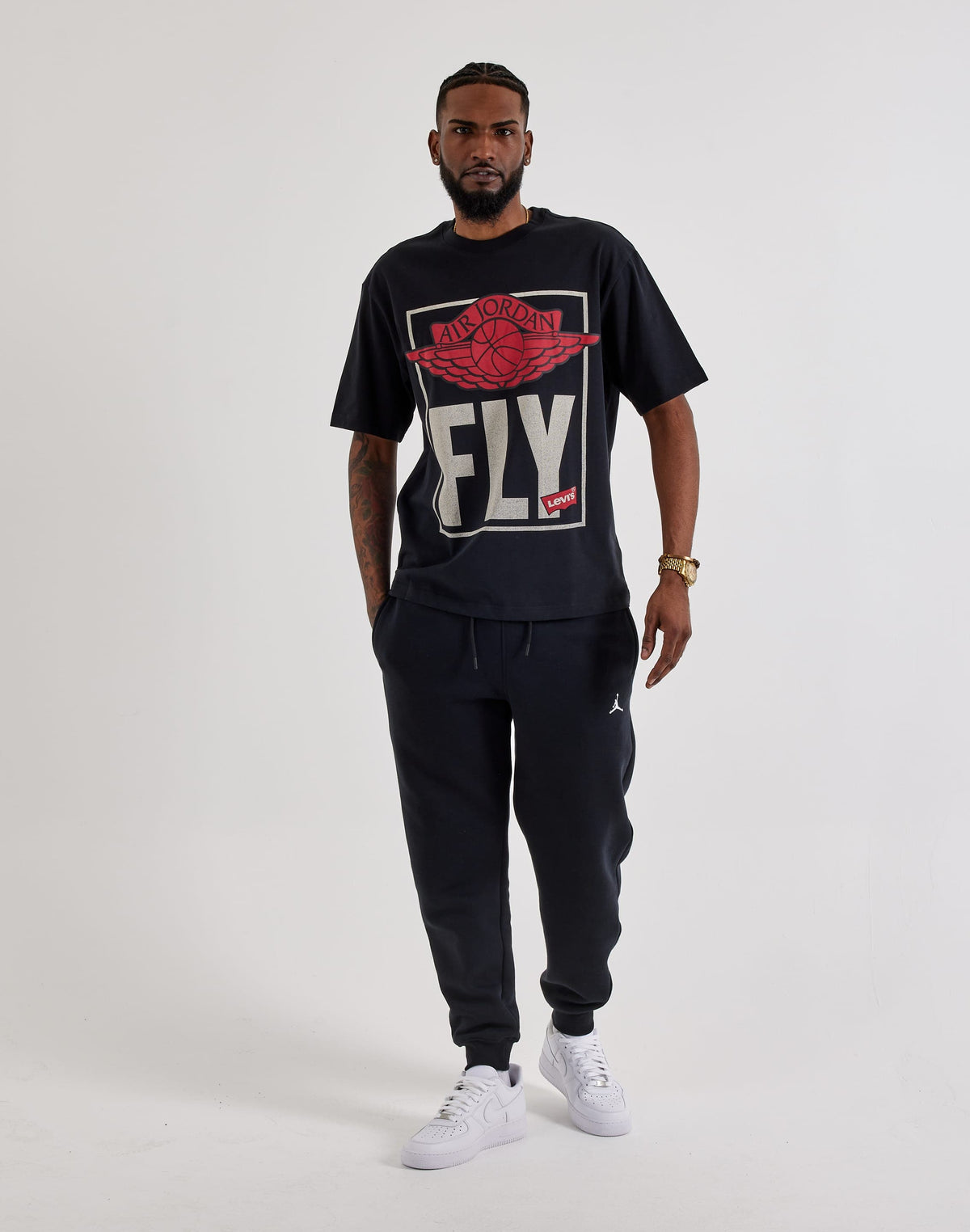 Jordan Levis Fly Tee Black