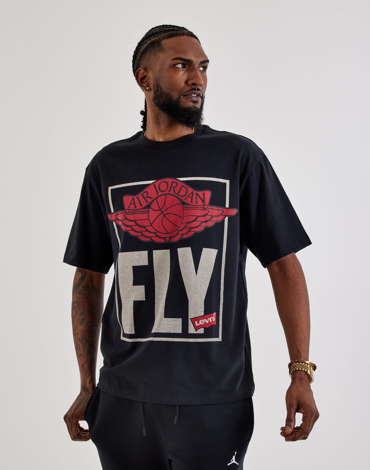 Jordan Levis Fly Tee Black