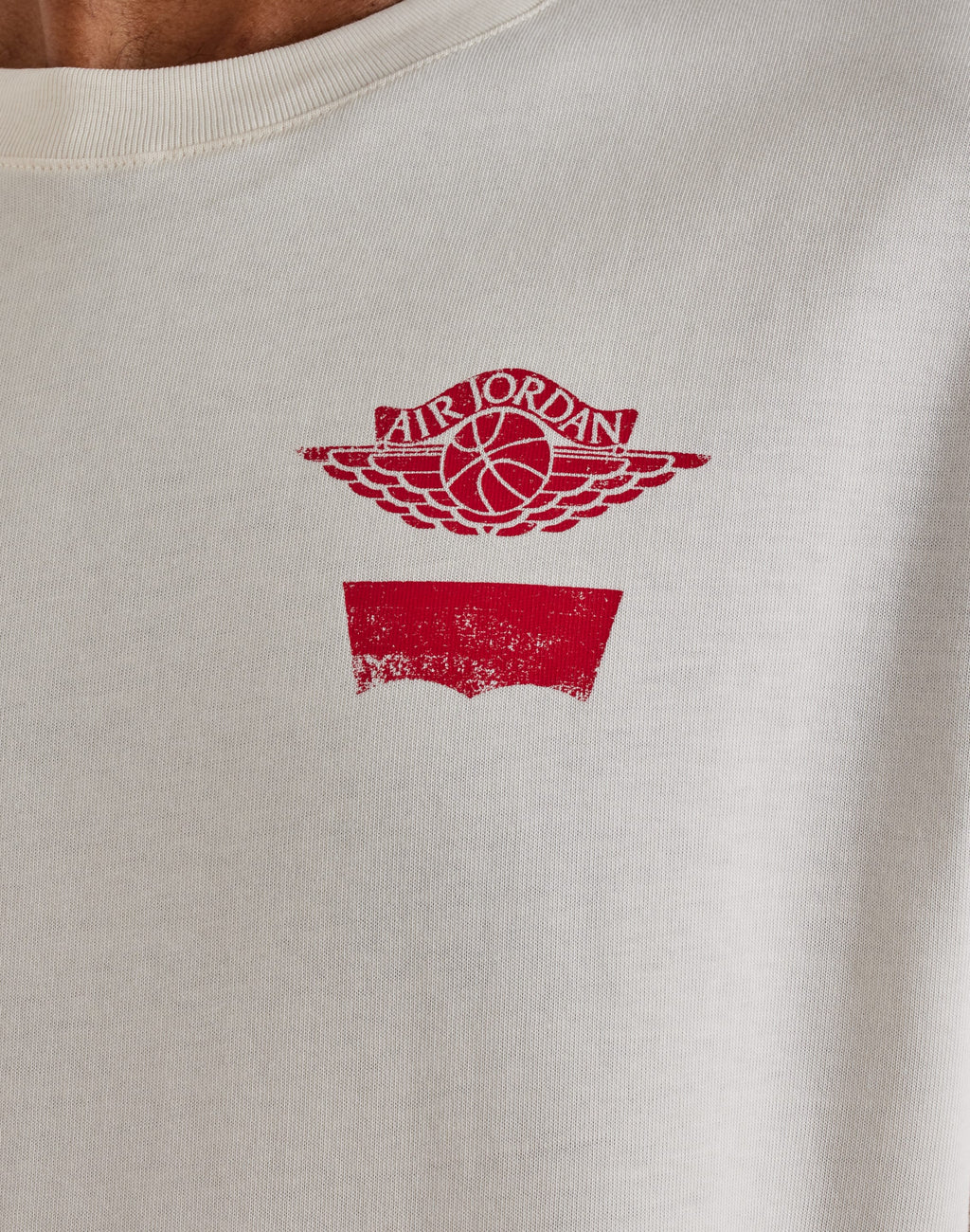 Jordan Levis Long Sleeve Tee Cream