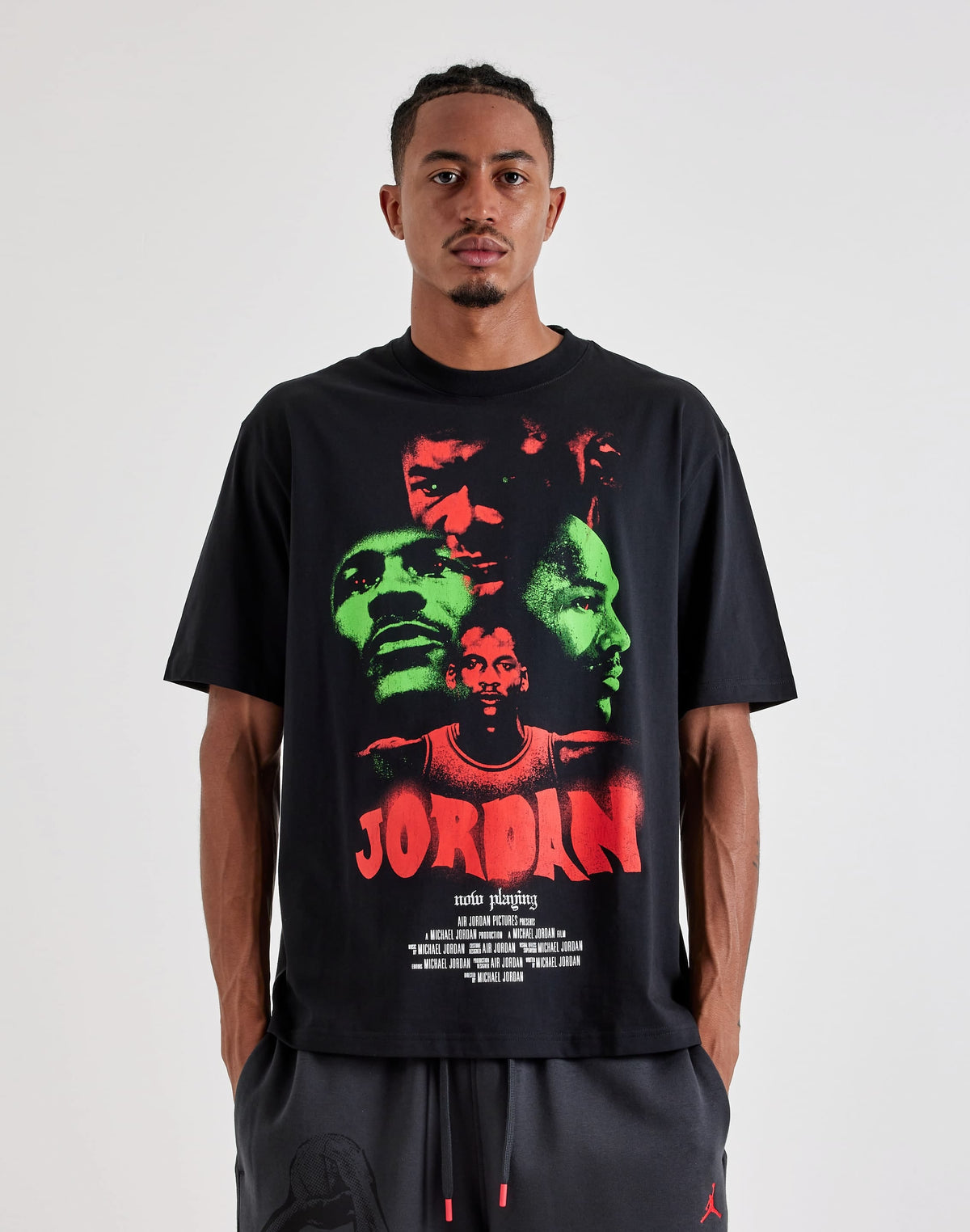 JORDAN BROOKLYN TEE BLACK VINTAGE