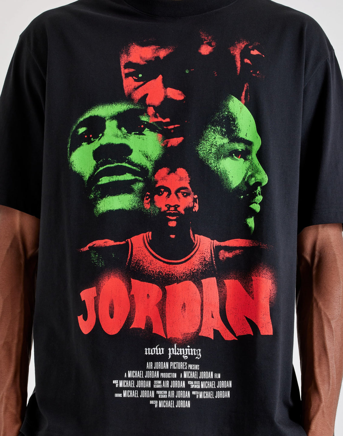 JORDAN BROOKLYN TEE BLACK VINTAGE