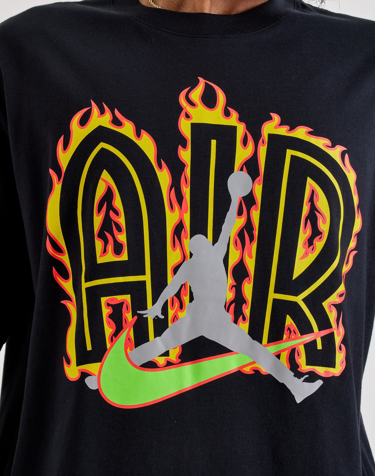 Jordan Graphic Tee Black Flame
