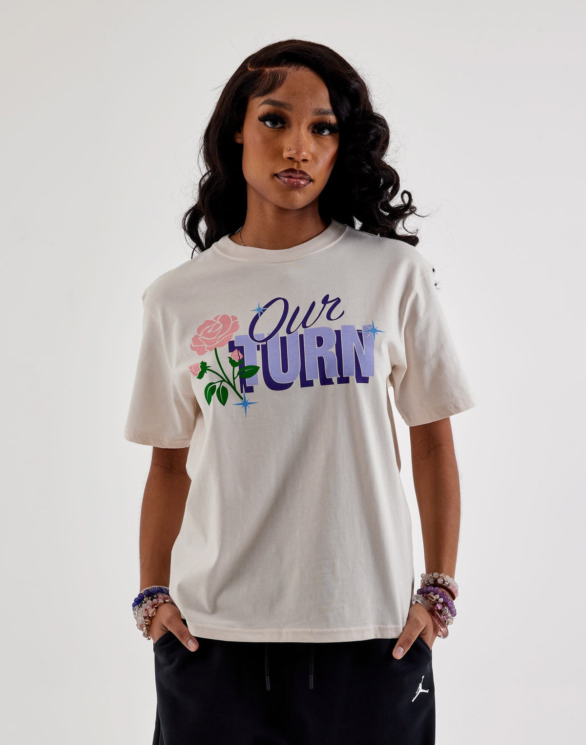 Jordan Our Turn Graphic Tee Tan