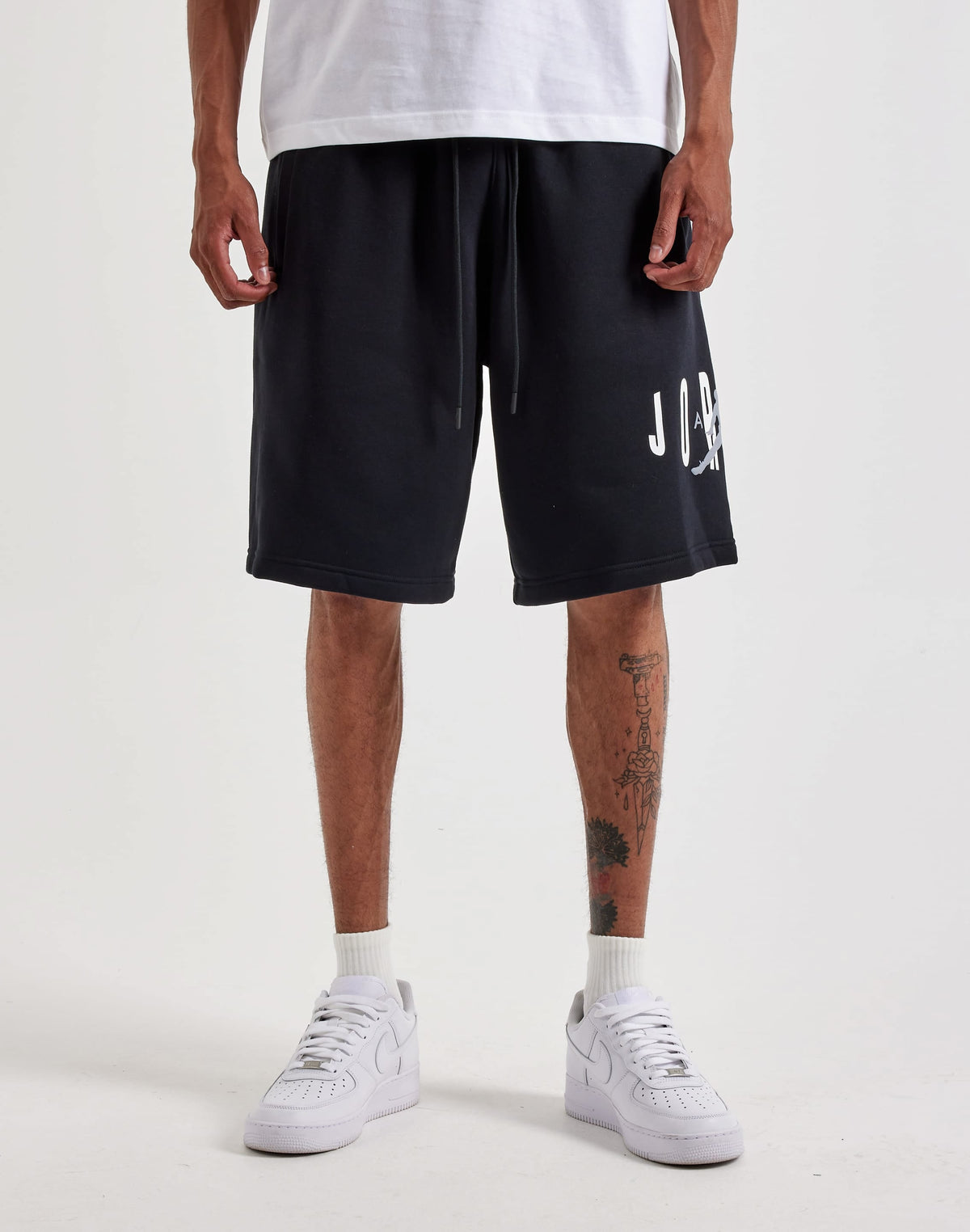 JORDAN BROOKLYN FLEECE SHORTS BLACK (MUJER)