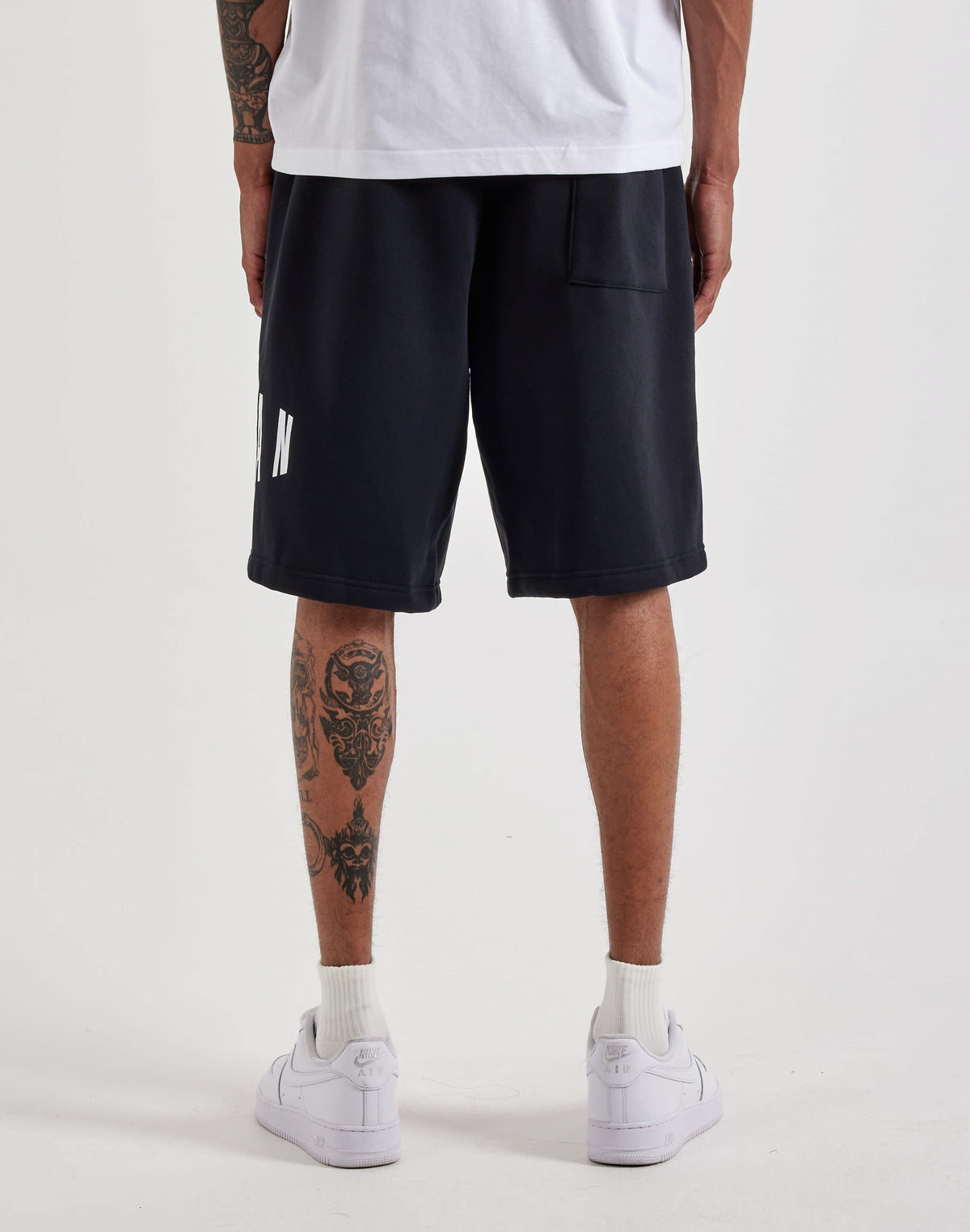 JORDAN BROOKLYN FLEECE SHORTS BLACK (MUJER)