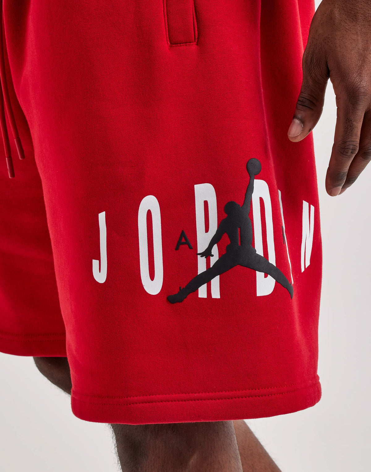 JORDAN BROOKLYN FLEECE SHORTS RED