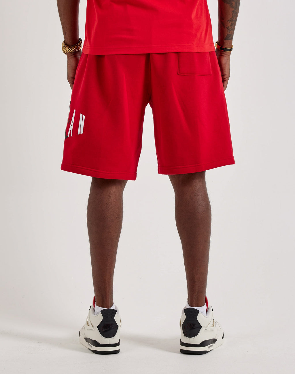 JORDAN BROOKLYN FLEECE SHORTS RED