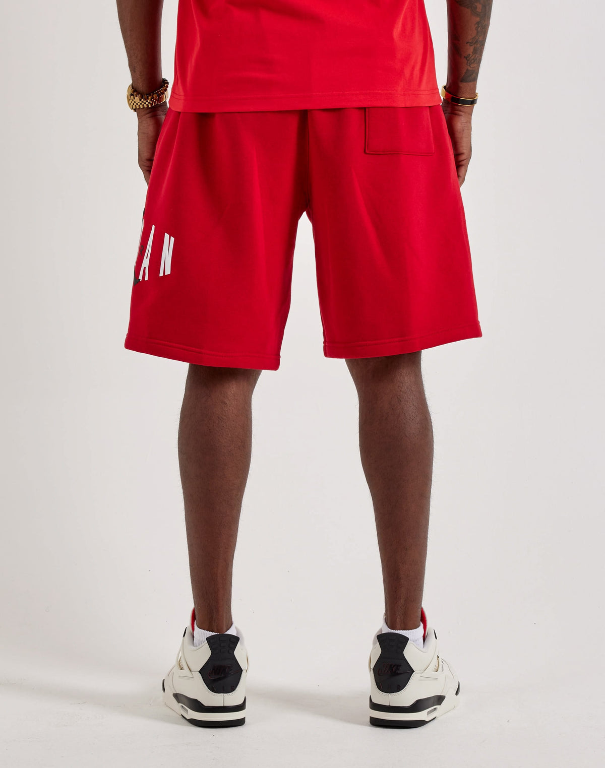 JORDAN BROOKLYN FLEECE SHORTS RED
