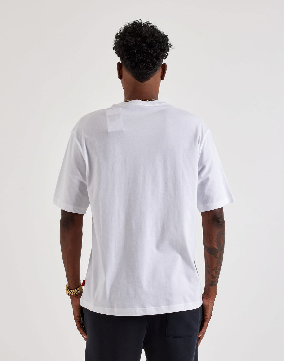 JORDAN AIR FLAMES GRAPHIC TEE WHITE