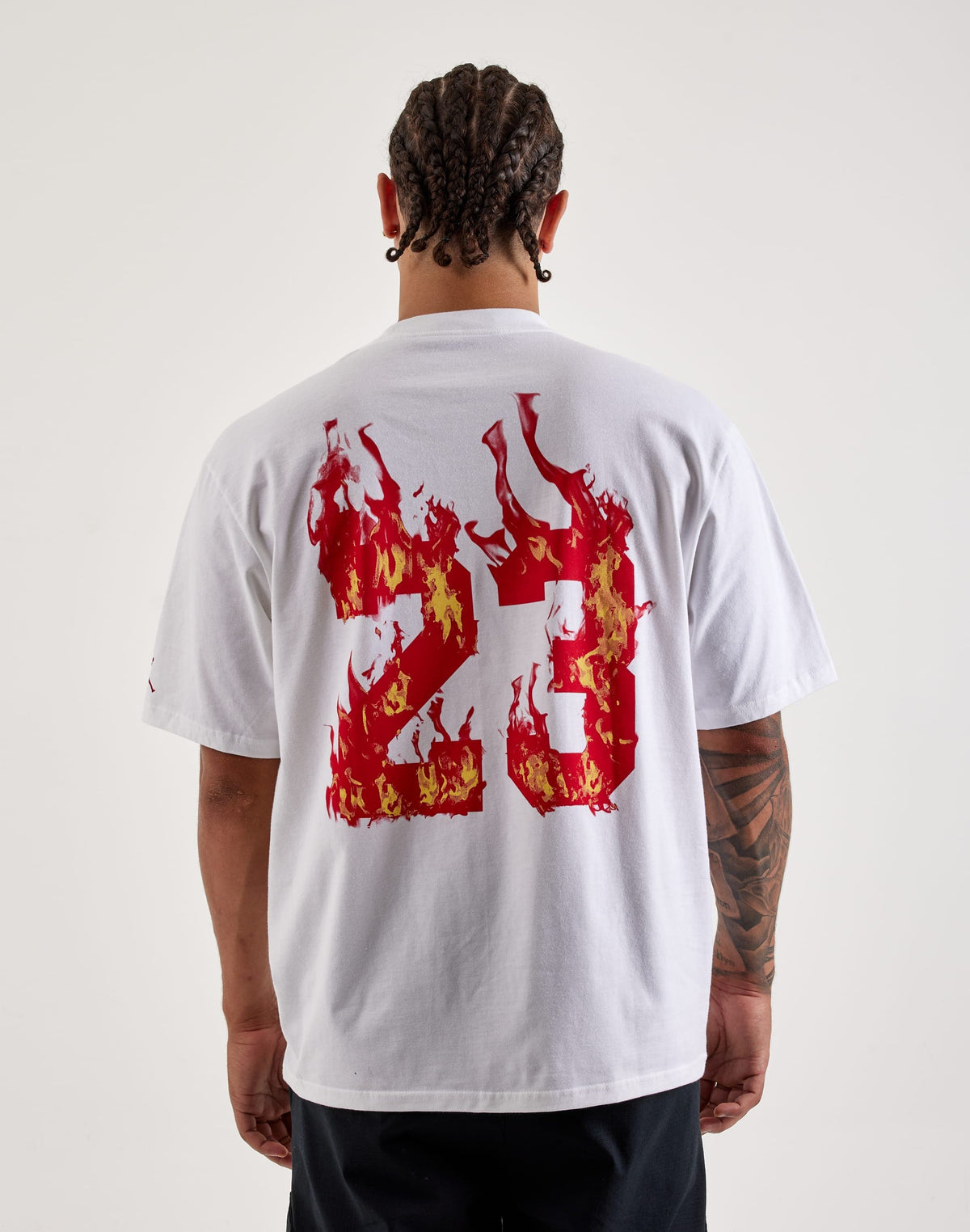 Jordan AJ5 Fire Tee White