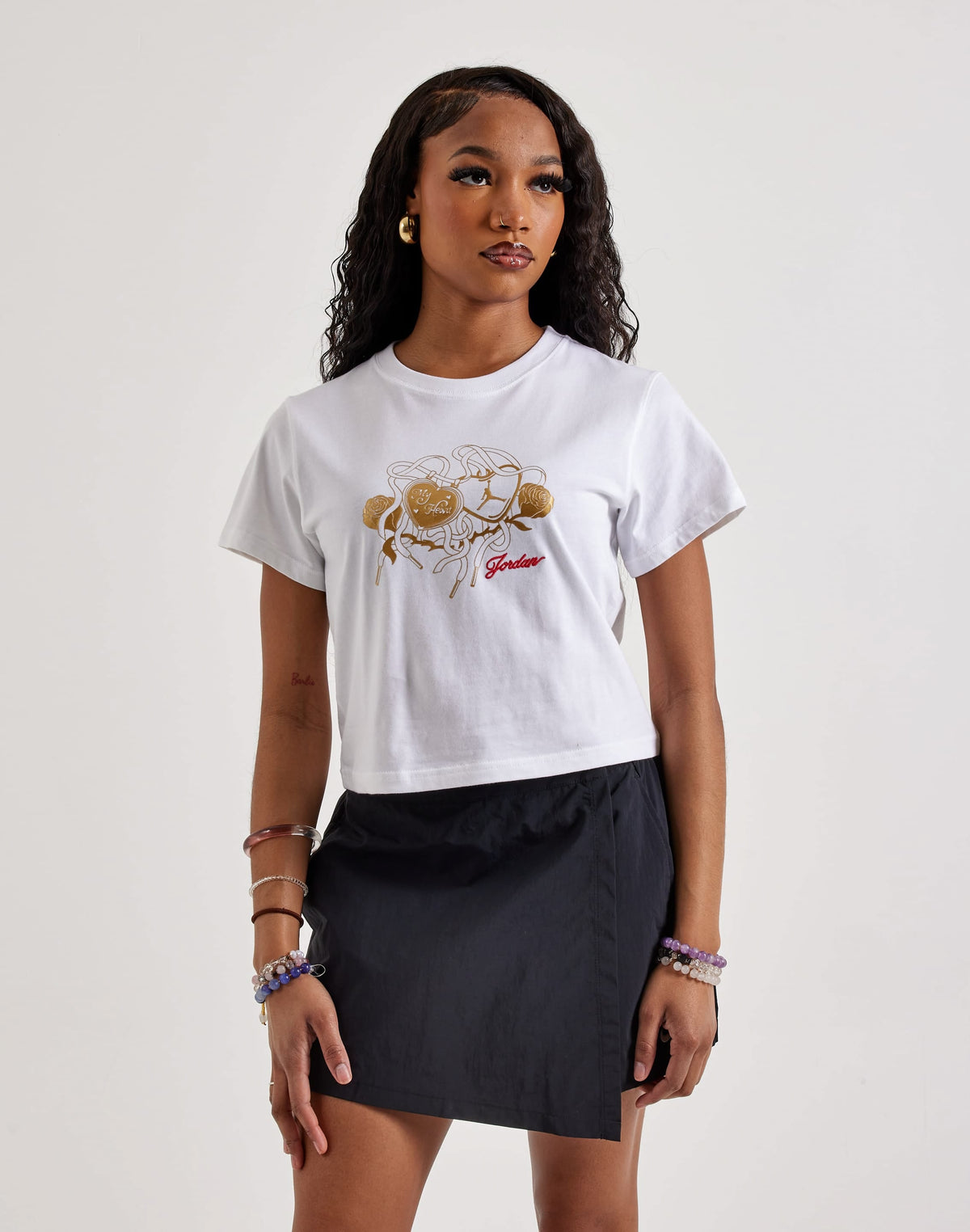 Jordan Brooklyn Graphic Tee White