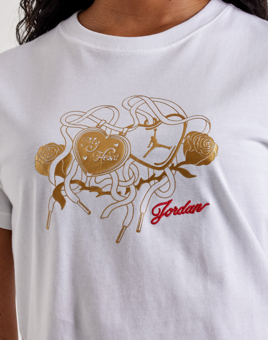 Jordan Brooklyn Graphic Tee White