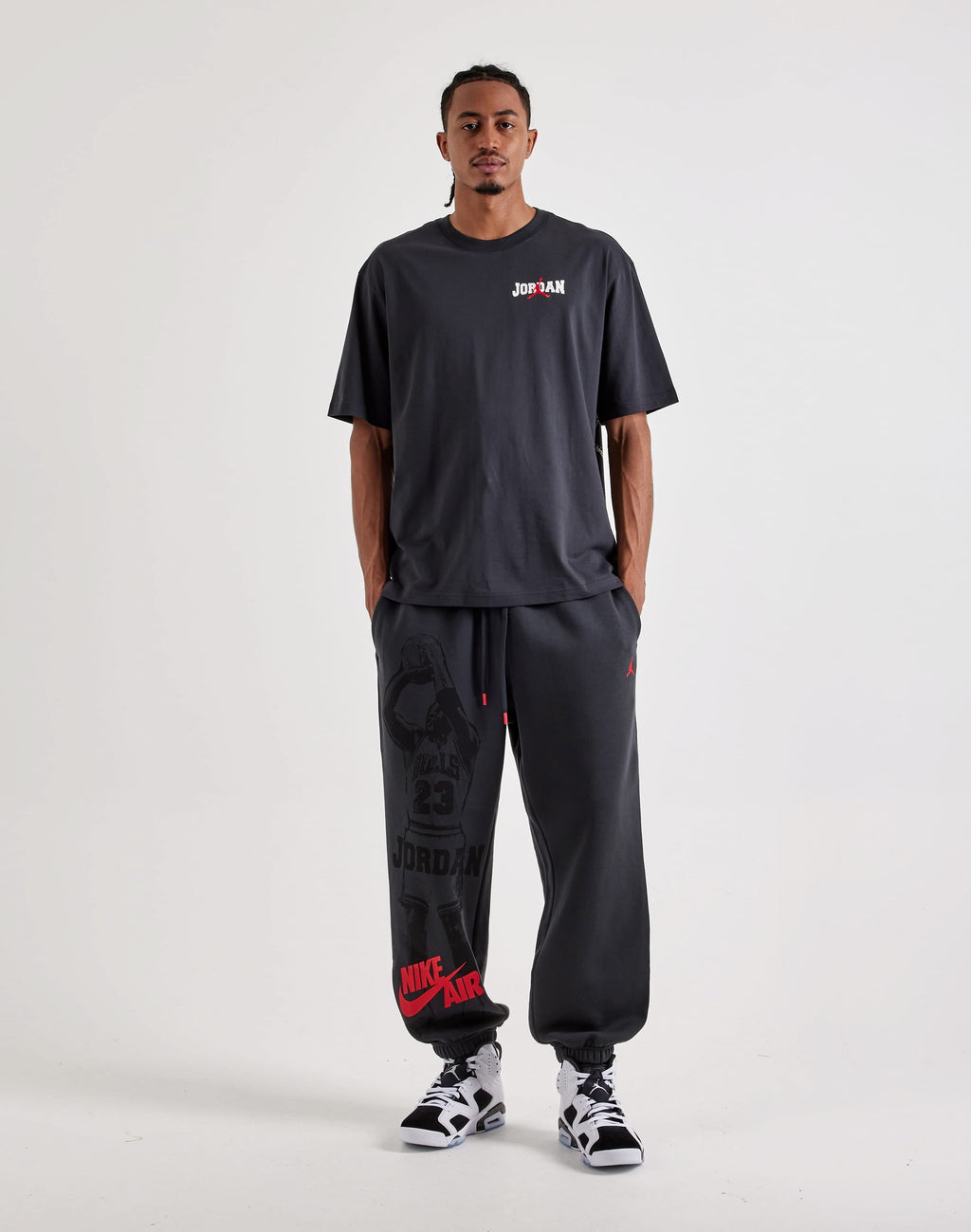 JORDAN BROOKLYN TEE BLACK JUMPMAN
