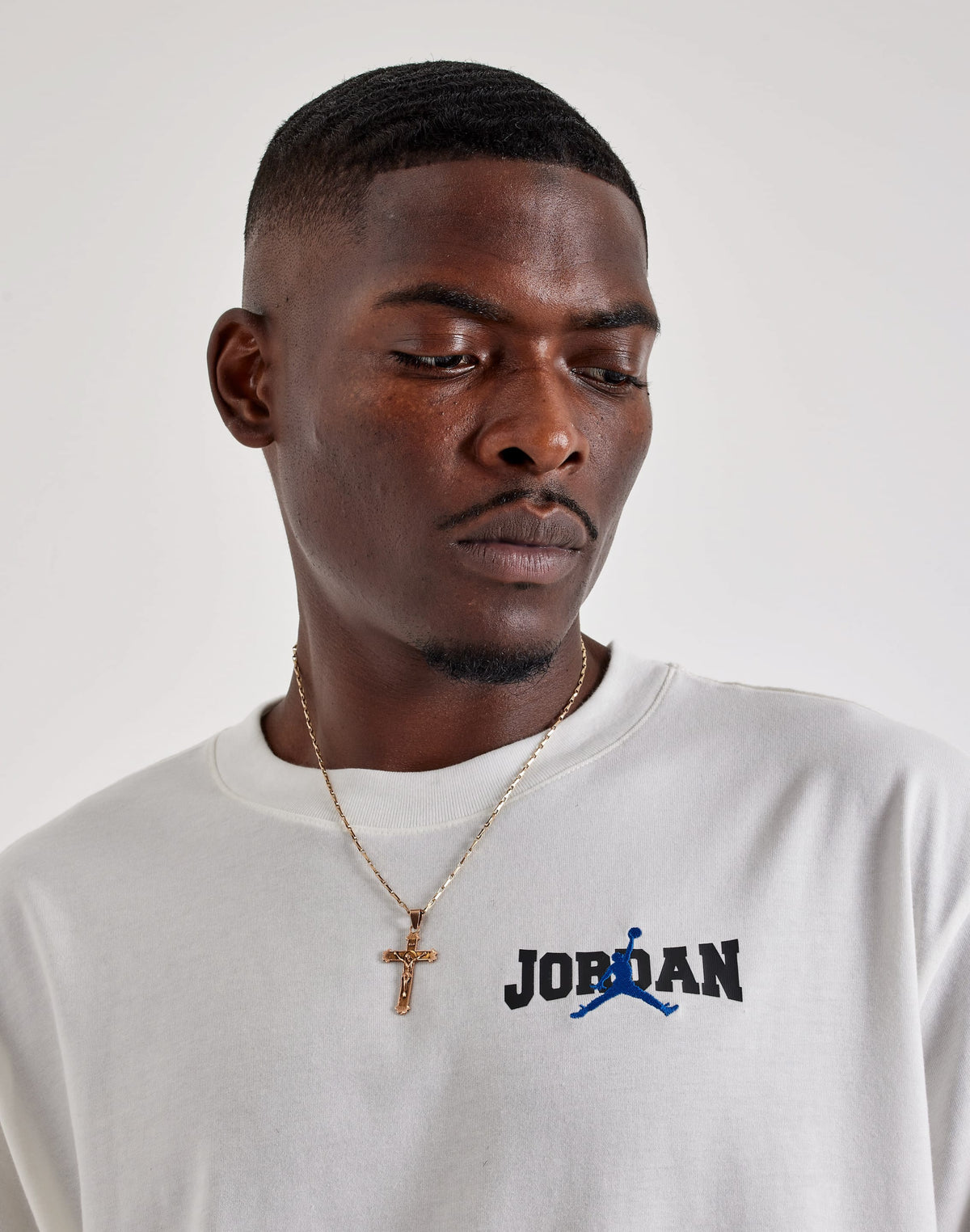 JORDAN BROOKLYN TEE CREAM JUMPMAN