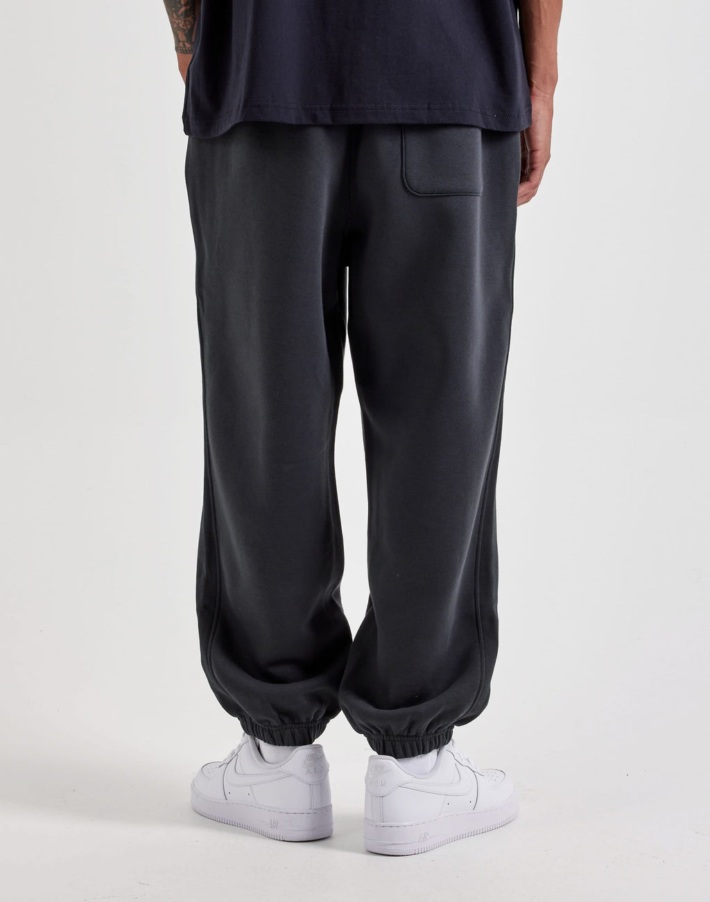 JORDAN BROOKLYN FLEECE CUFF PANTS BLACK