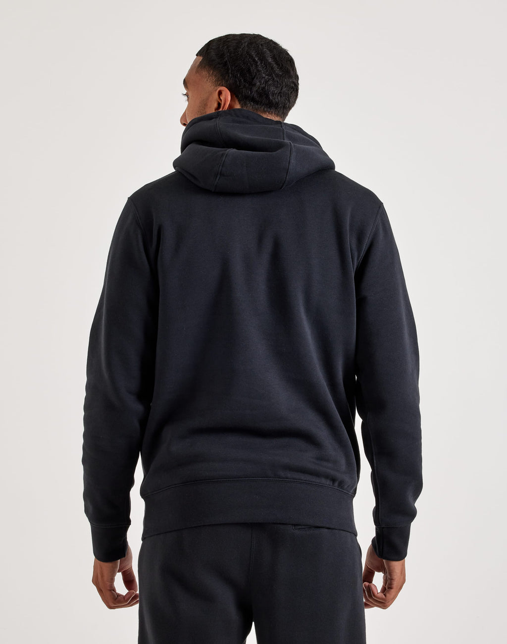 NIKE CLUB FLEECE PULLOVER HOODIE BLACK