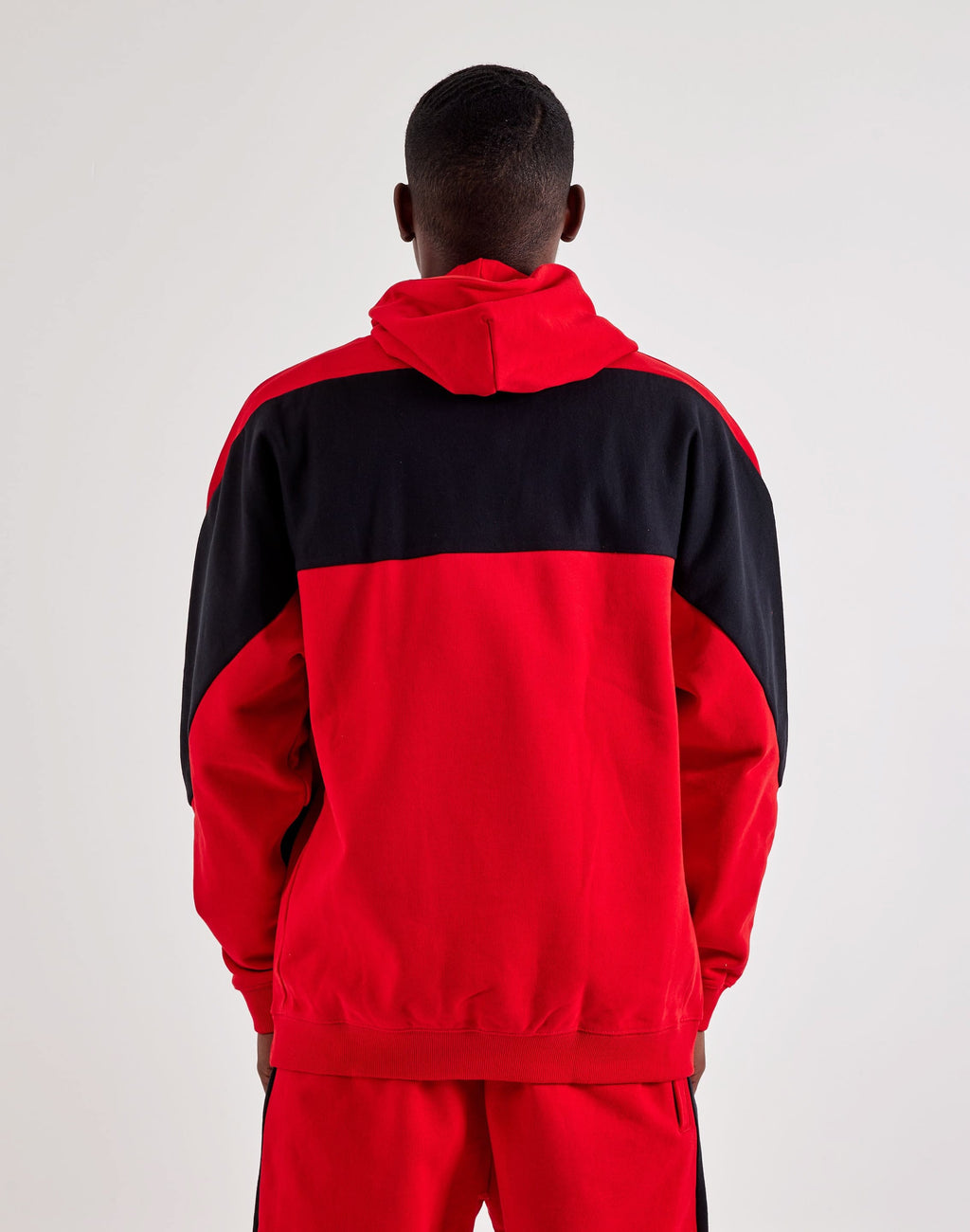 NIKE AIR FLEECE PULLOVER HOODIE RED