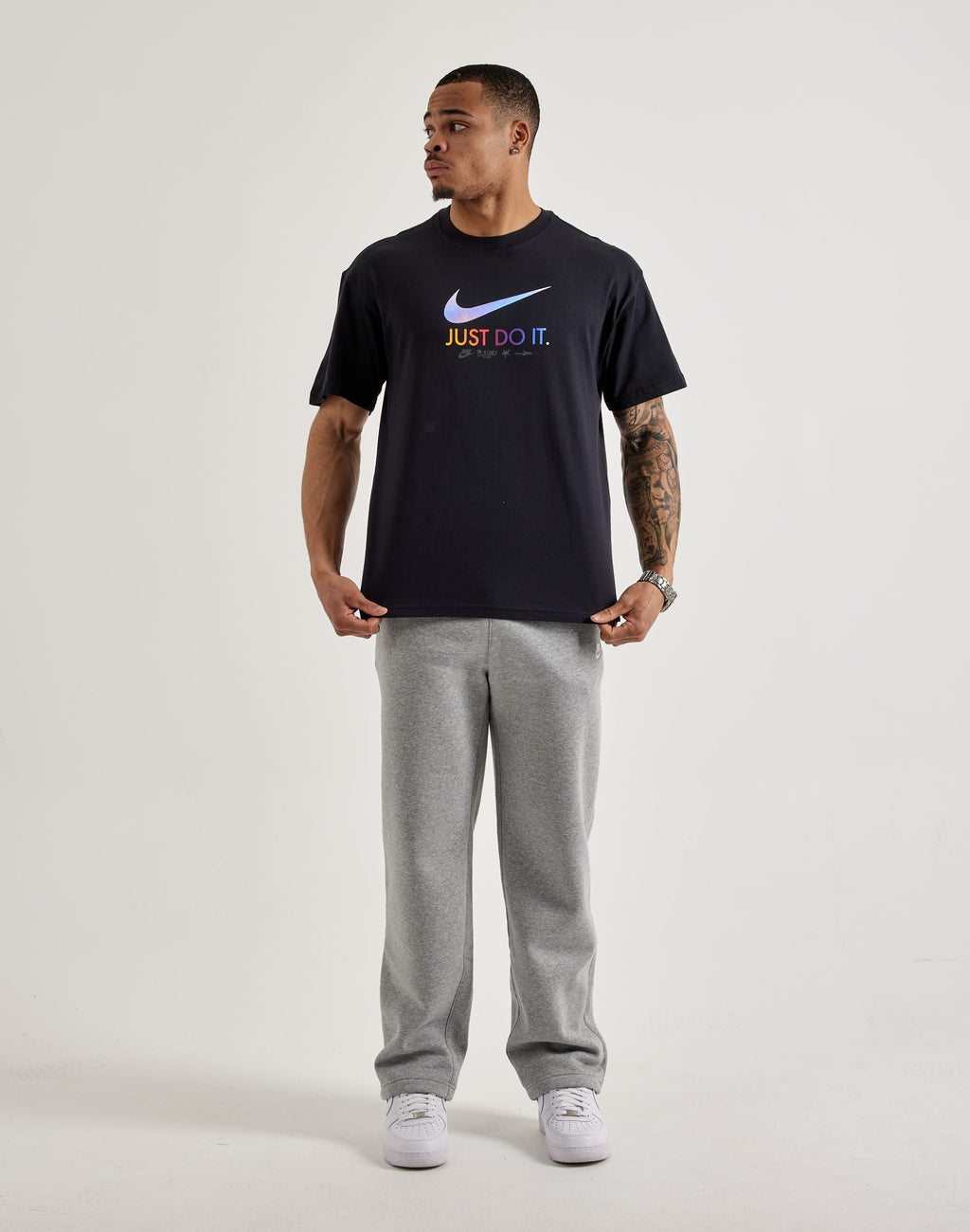NIKE MAX90 TEE BLACK MIXTAPE GRAPHIC